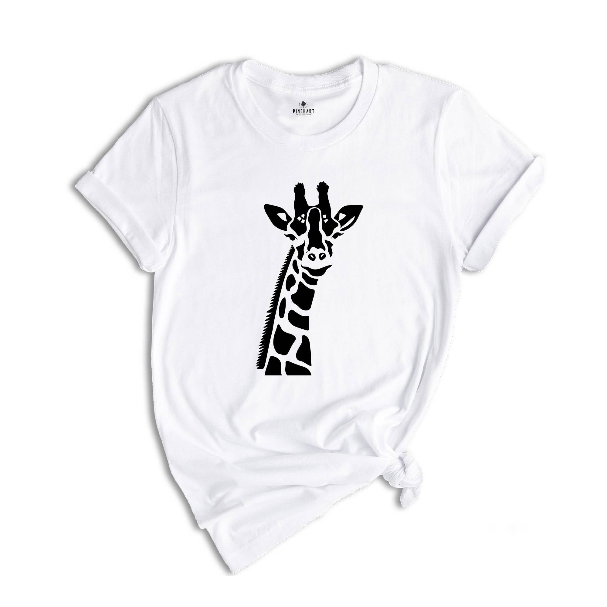 Cute Animal Shirt , Giraffe Lover Shirts, Giraffe Gift For Women