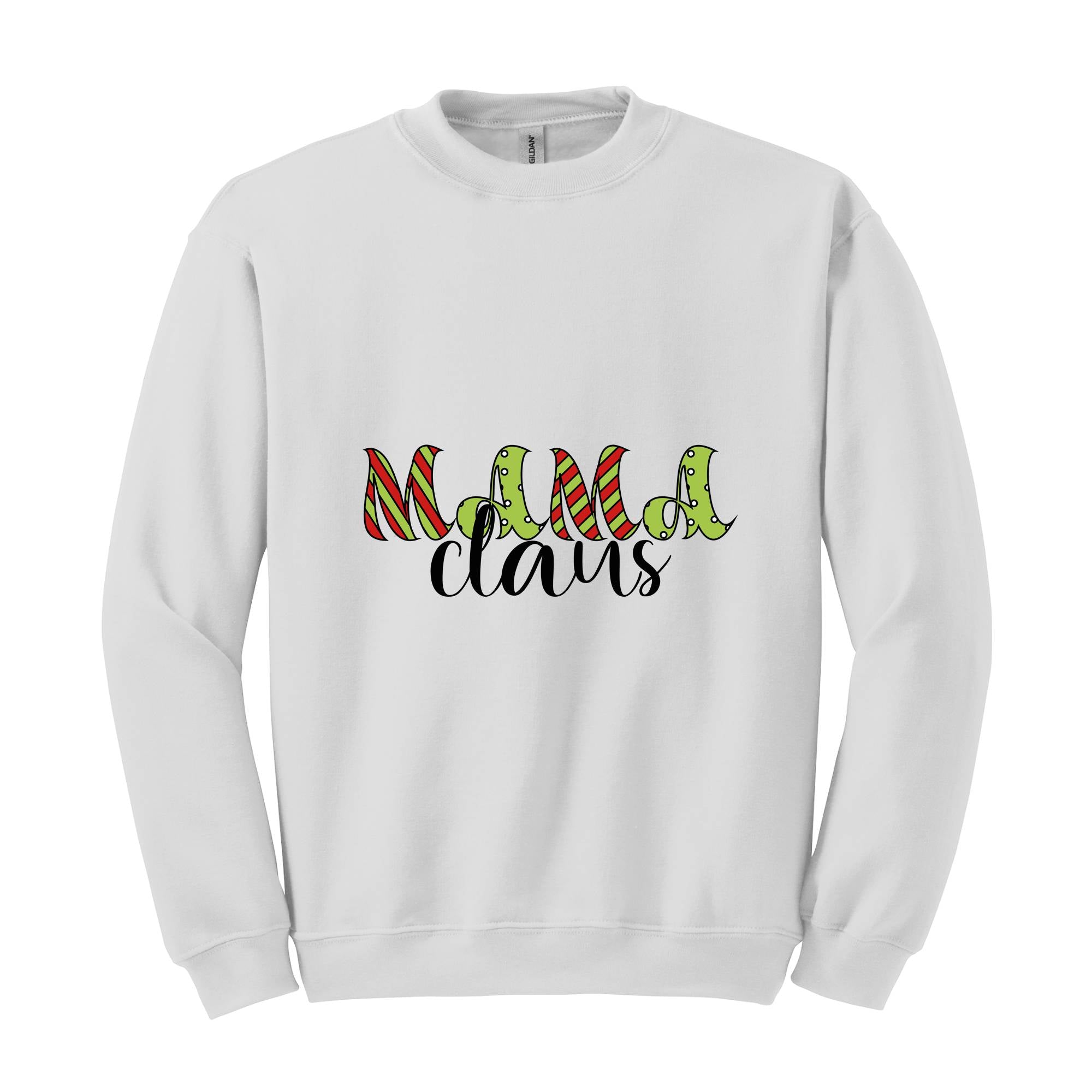 Mama Claus Sweatshirt, Christmas Sweatshirt, Mama Sweatshirt, Xmas Mama Sweatshirt, Cute Mom Sweatshirt, Christmas Mama Gift