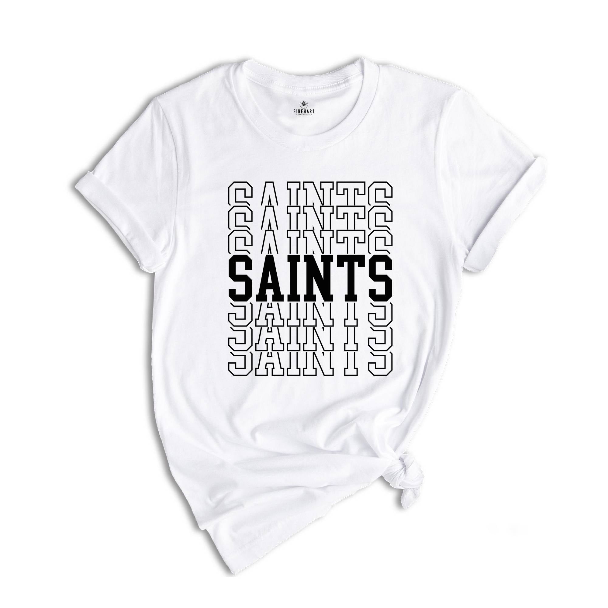 Team Mascot Shirt, Saints Team Shirt, Saints Football Shirt, Saints Fan Shirt, Saints School Shirt, Saints School Spirit