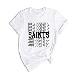 Team Mascot Shirt, Saints Team Shirt, Saints Football Shirt, Saints Fan Shirt, Saints School Shirt, Saints School Spirit