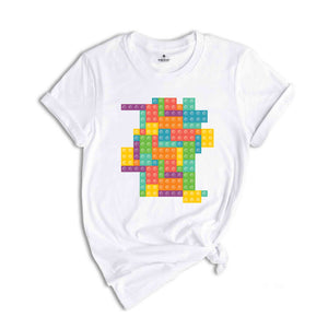 Lego Tee, Building Blocks T-shirt, Master Builder T-shirt Funny Building Blocks Shirt Building Blocks Bricks Master Builder Dad Mom T-shirt