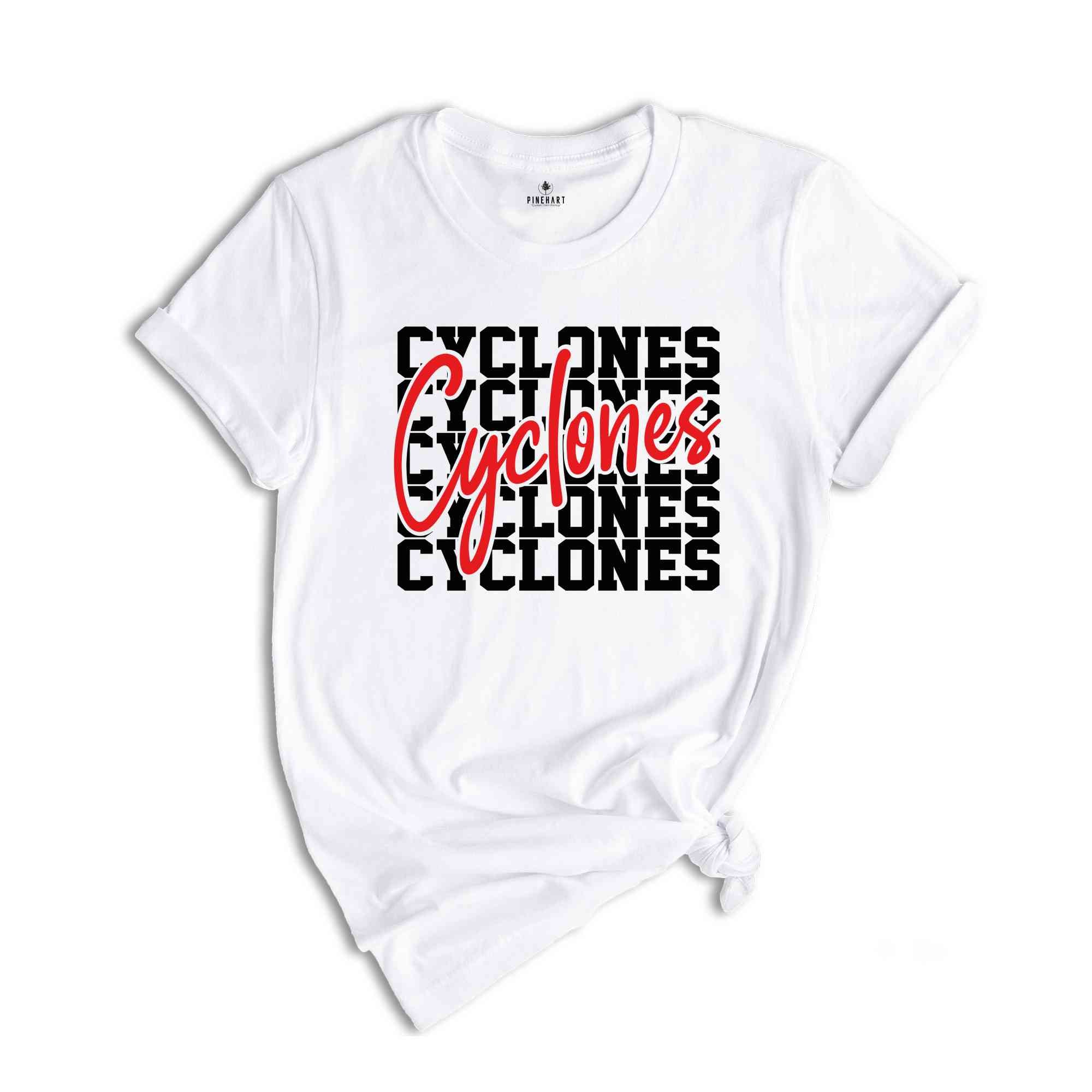 Team Mascot Shirt, Cyclones Mascot Shirt, Cyclones Team Spirit Shirt, Cyclones Fan Shirt, Cyclones School Shirt, Cyclones School Spirit