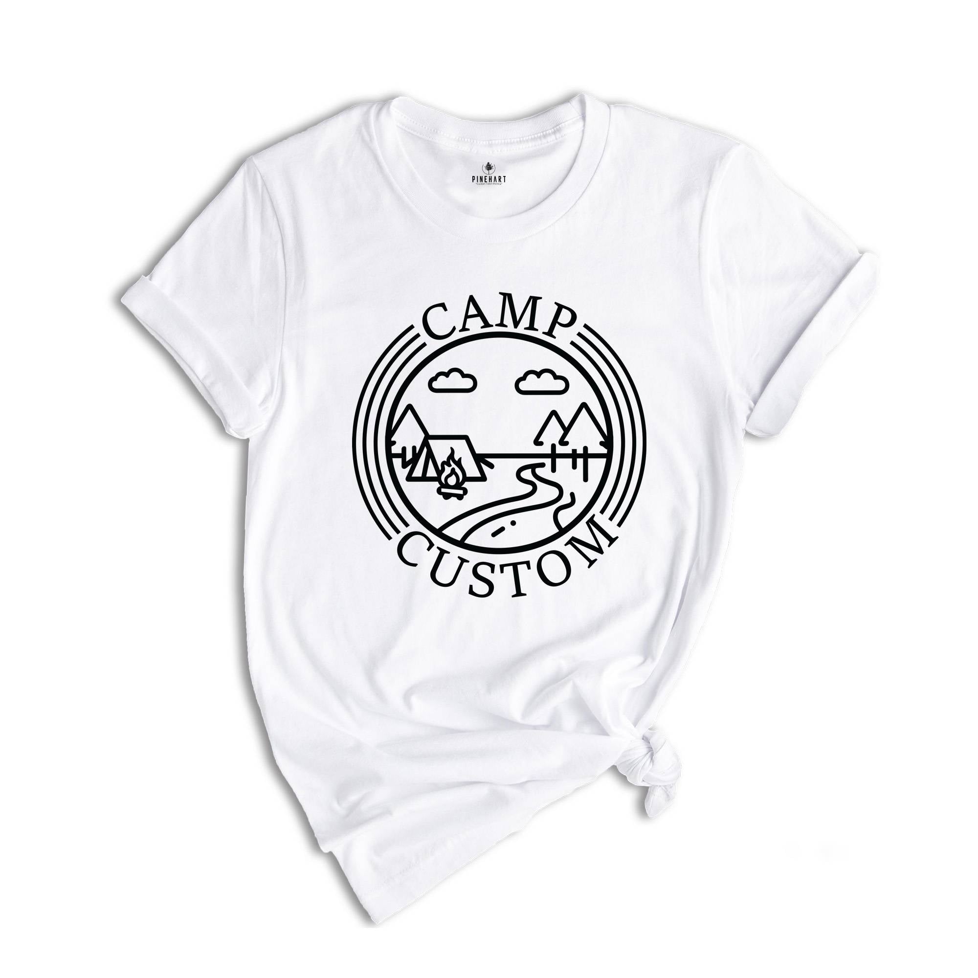 Custom Camp T-Shirt, Camping Shirt, Camp Squad Tee, Summer Shirt, Group Trips Shirt, Family Camp Shirt