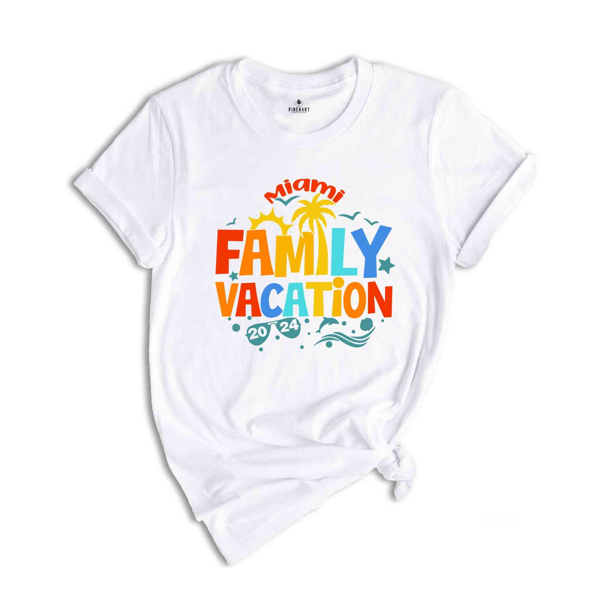 Personalized Family Vacation 2024 Shirt, Custom Vacation Shirts,2024 Family Vacation Tee, Family Trip Tee, Funny Vacation Shirts, Summer 202