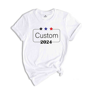 Election Day 2024 shirt , USA 2024 T-shirt , Custom Name Shirt, American Shirt, USA Republican T-shirt , Custom Election Day