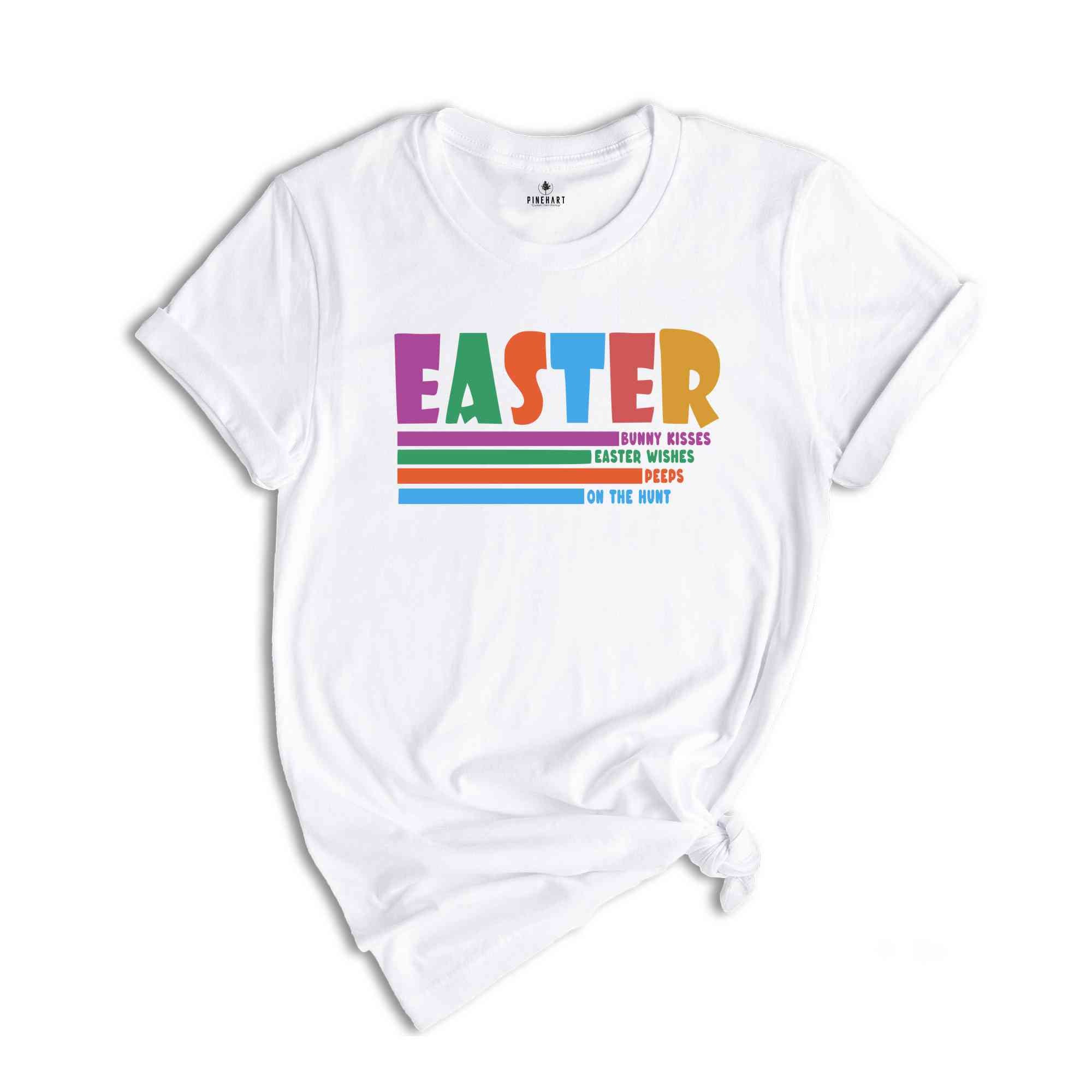 Easter Bunny Kisses Easter Wishes Peeps On The Hunt Shirt, Happy Easter Shirt, Easter Shirt, Trendy Shirt