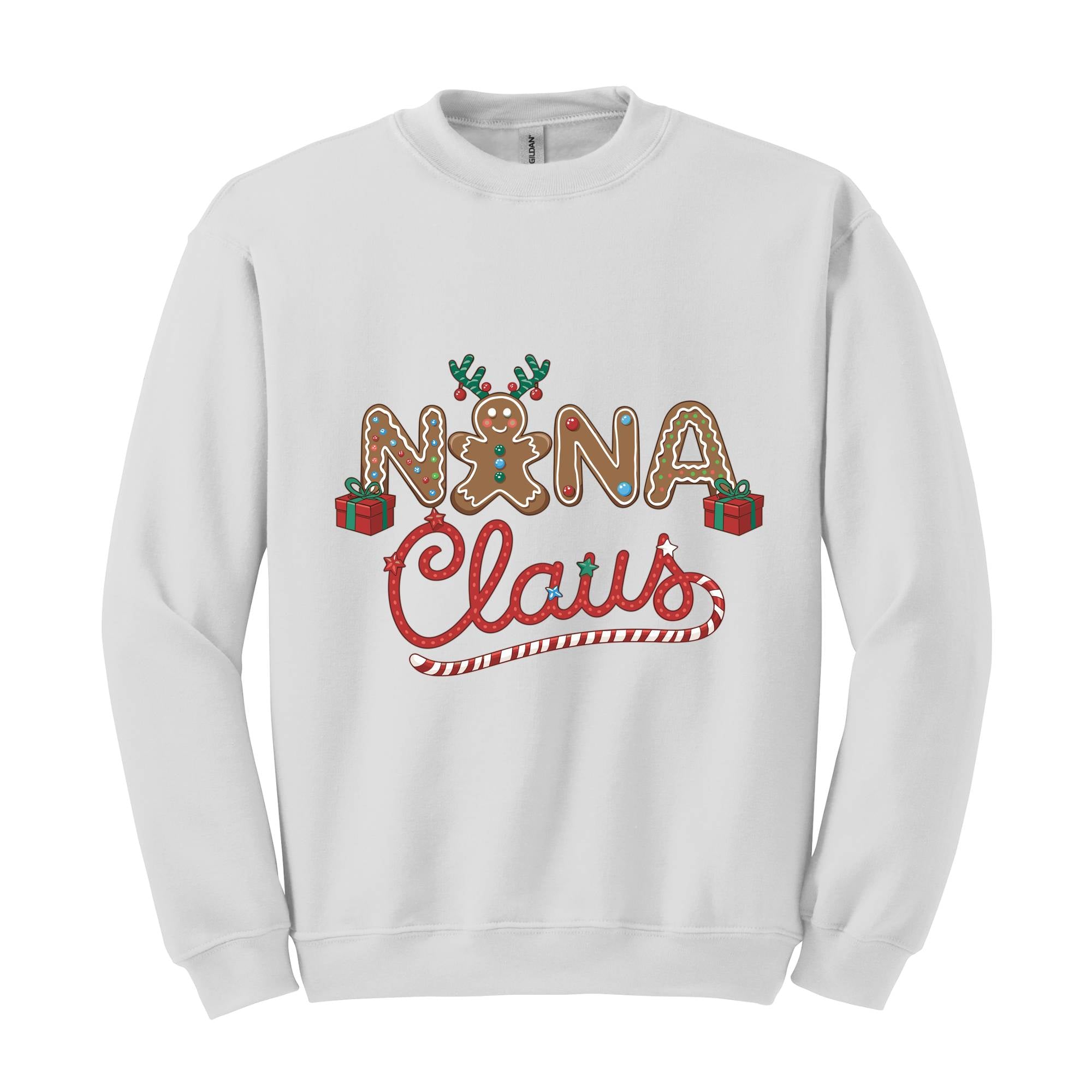 Nana Claus Sweatshirt, Nana Christmas Sweatshirt, Nana Sweat, Nana Christmas Sweater, Family Claus Sweatshirt