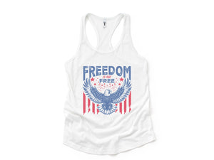 Freedom Is Not Free Tank Top, July 4th Tank Top, USA Tank Top, Fourth Of July Outfit, Patriotic Top, Independence Day, 4th Of July Tank Top