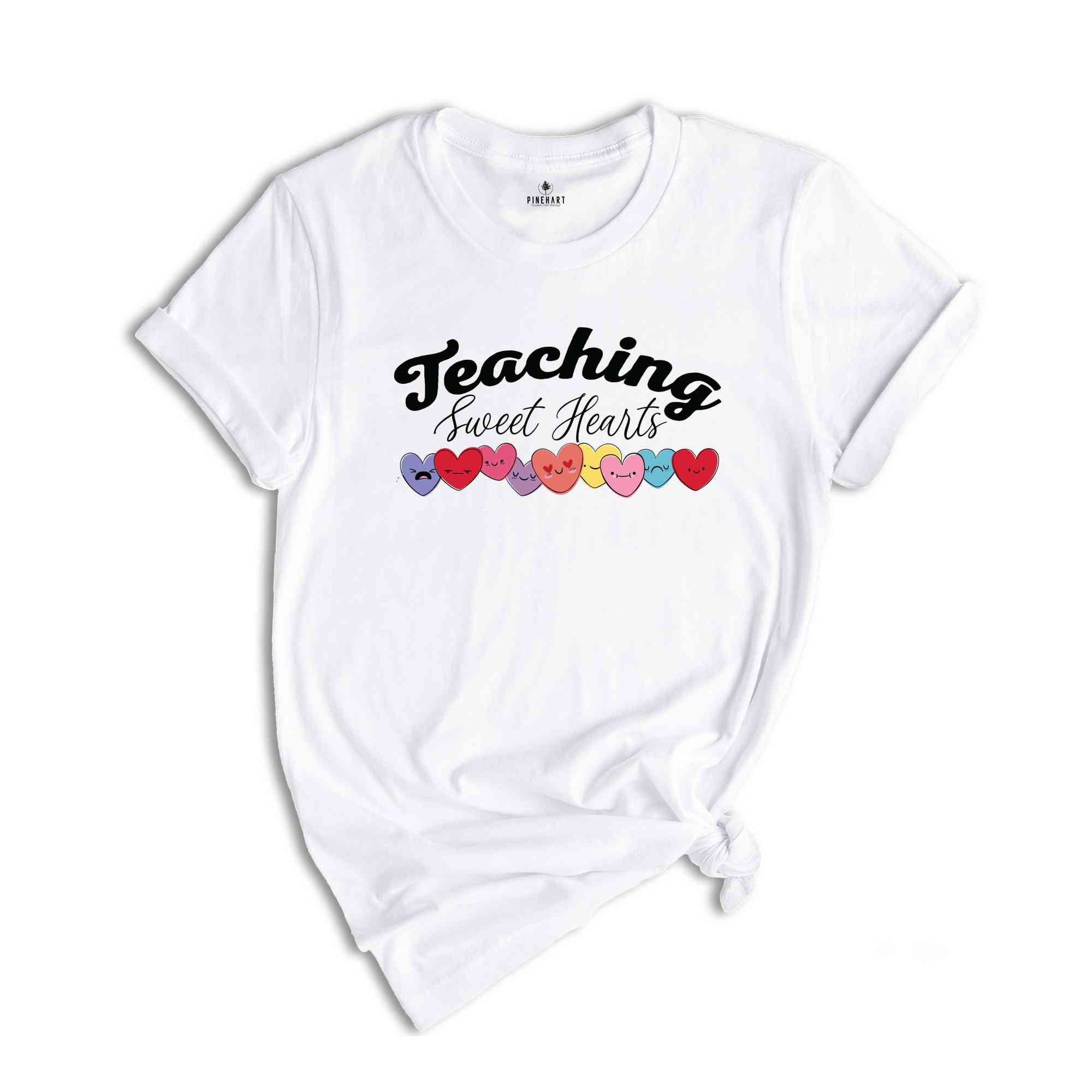 Teaching Sweethearts Shirt, Teacher Shirt, Teachers Love Shirt, Hearts Shirt, Teacher Valentine\'s Gift, Teaching Sweethearts Teacher Shirt