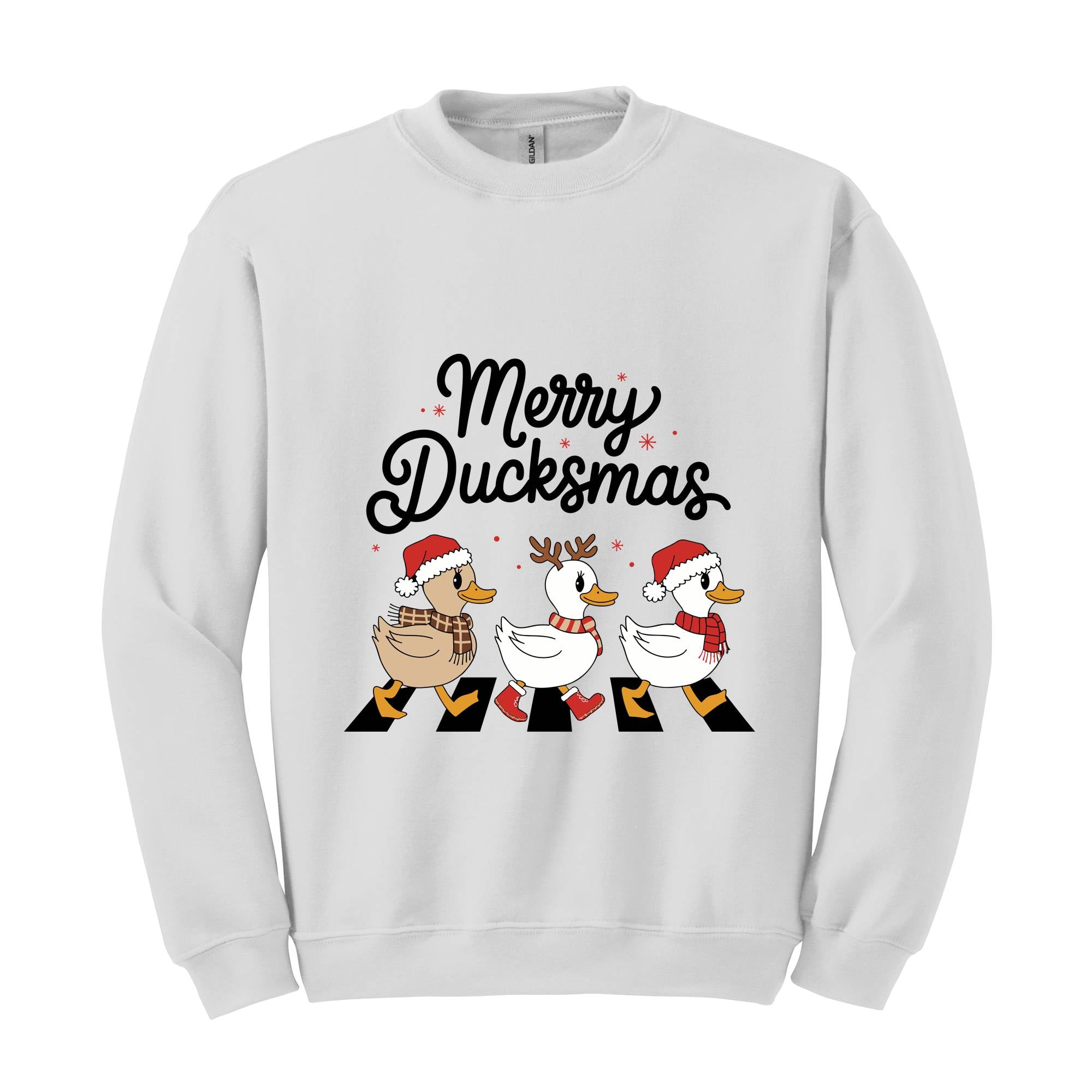 Merry Ducksmas Sweatshirt, Ducks Christmas Sweatshirt, Funny Ducks Christmas Hoodie, Duck Lover Hoodie, Holiday Hoodie, Mom Gift