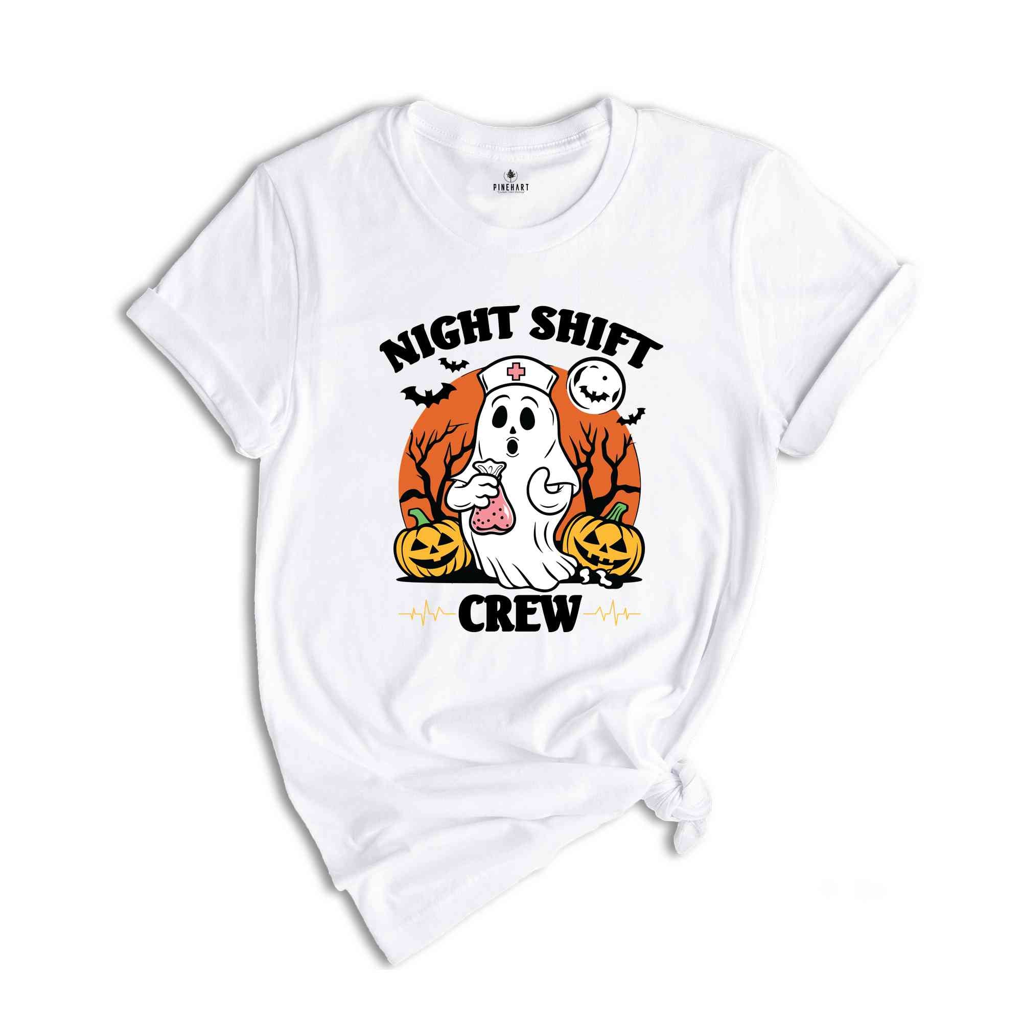 Night Shift Crew Shirt, Halloween Nurse T-Shirt, Boo Boo Crew Shirt, Halloween Nursing Shirt, Team Night Shift, Nurse Team Tee