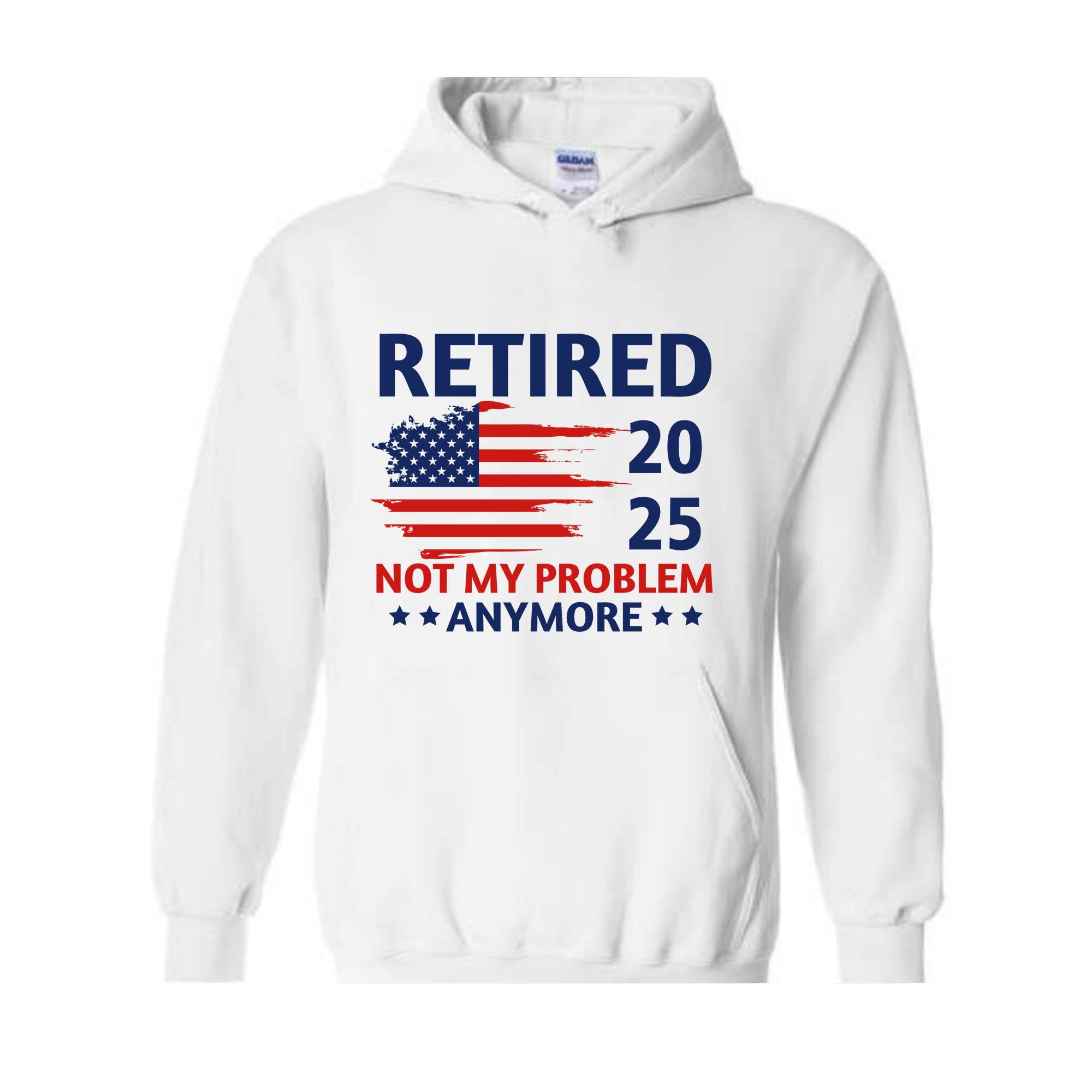 etired Not My Problem Anymore 2025 Sweatshirt, Retired Coworker Gift, Grandparents Hoodie, Retirement Party Gift, Grandpa Hoodie