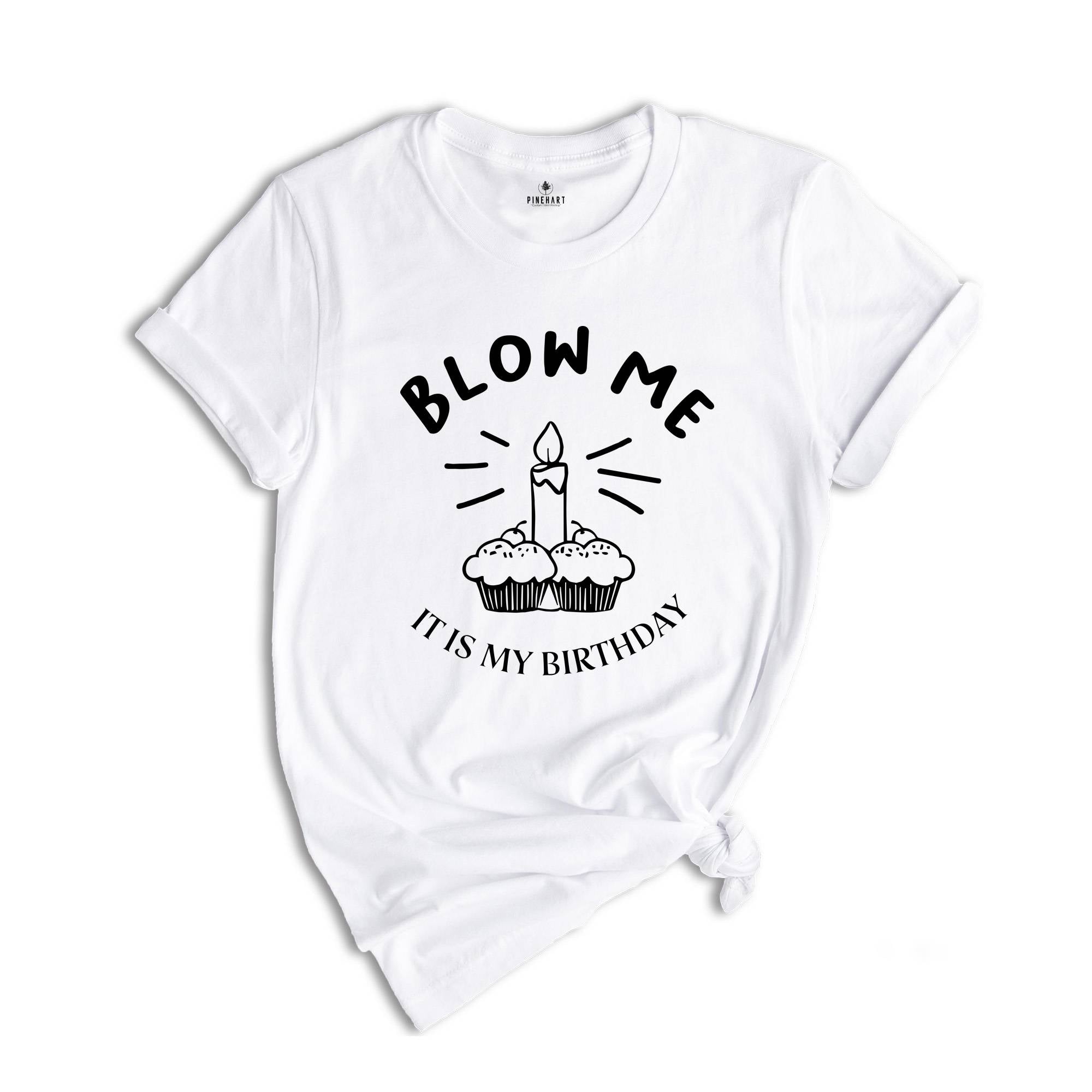 Blow Me It's My Birthday, Funny Birthday Shirt, Funny Birthday Gift, Sarcastic Birthday Shirt, Funny Birthday Saying Shirt