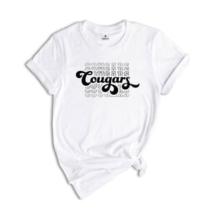 Team Mascot Shirt, Cougars Team Shirt, Cougars Team Spirit Shirt, Cougars Fan Shirt, Cougars School Shirt, Cougars School Spirit