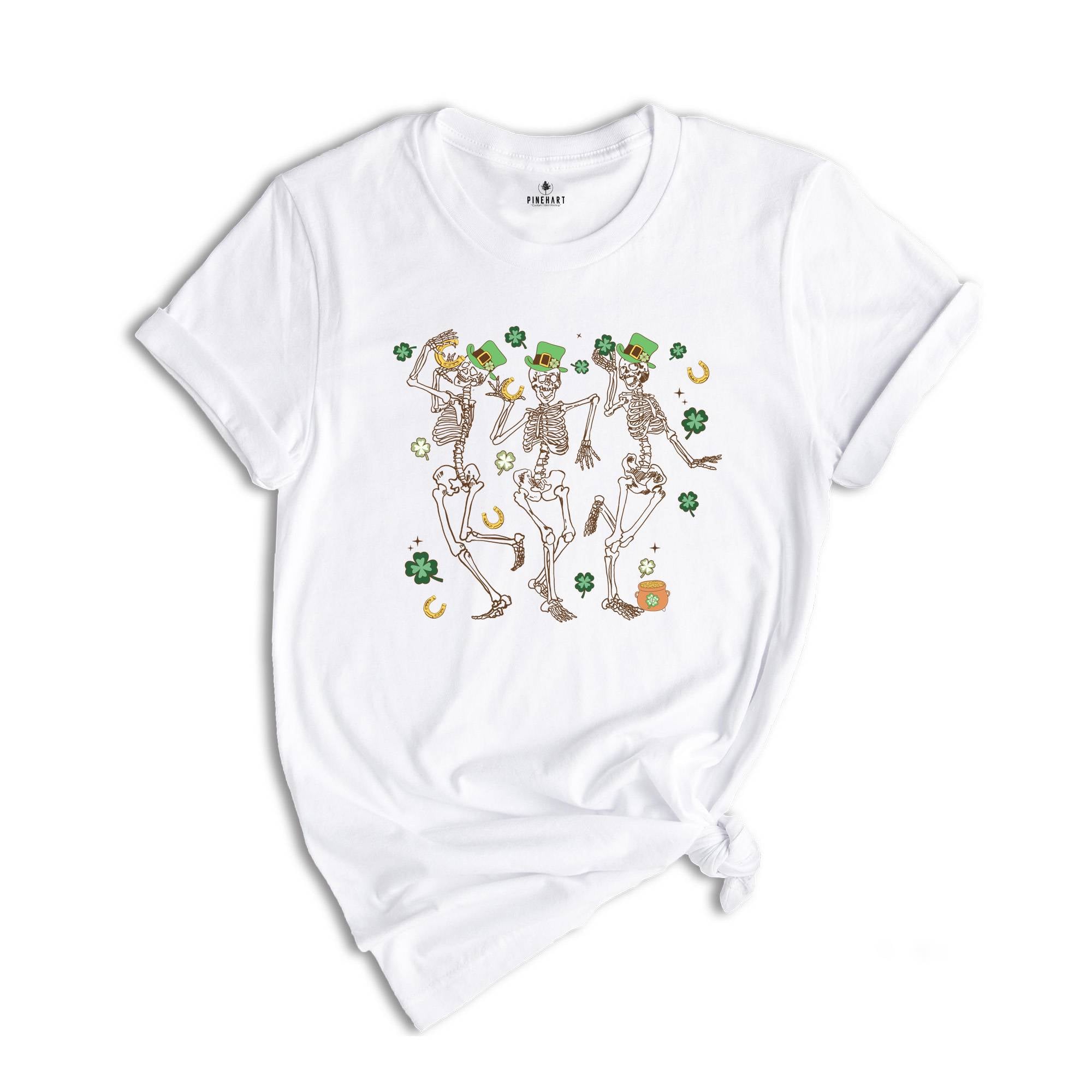 St Patricks Day Skeletons Shirt, Dancing Skeletons Shirt, St Patrick's Skeleton Shirt, Funny St Patricks Shirt, St Patrick's Day Gift