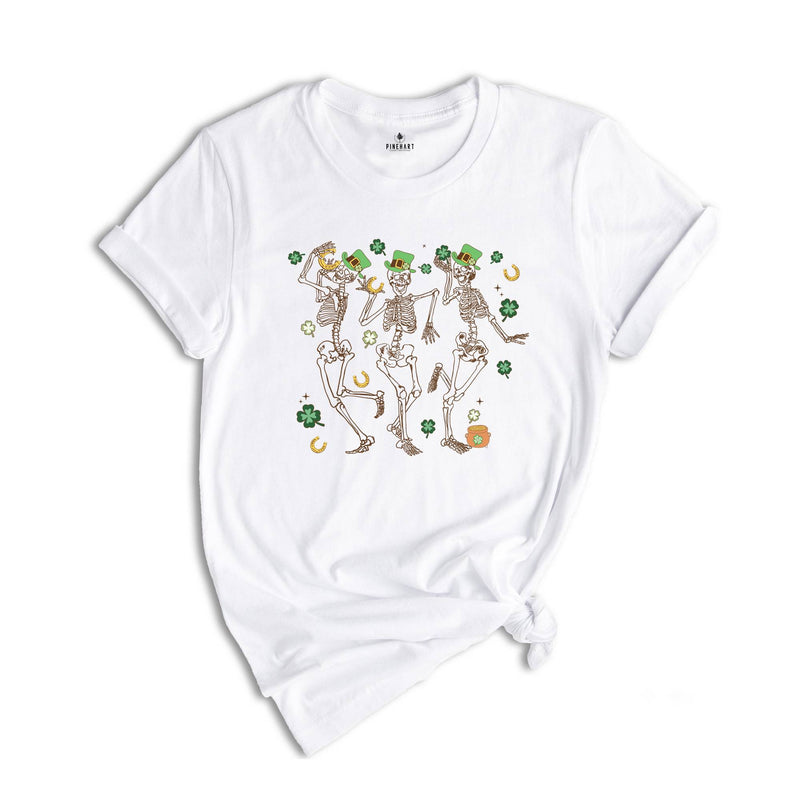 St Patricks Day Skeletons Shirt, Dancing Skeletons Shirt, St Patrick's Skeleton Shirt, Funny St Patricks Shirt, St Patrick's Day Gift