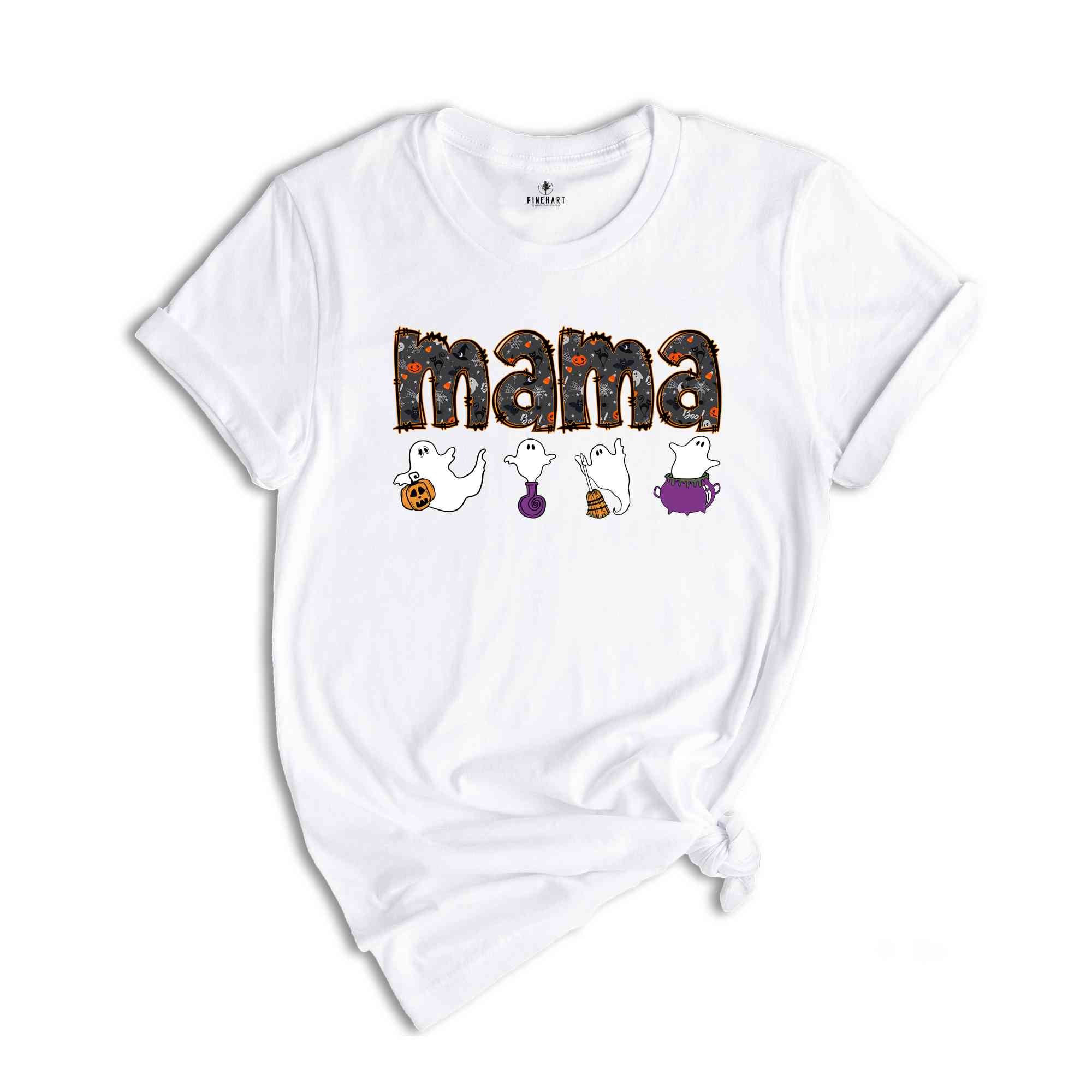 Halloween Mama Shirt, Spooky Mama Shirt, Custom Spooky Shirt, Spooky Mom Shirt, Halloween Shirt Gift, Spook Season Shirt