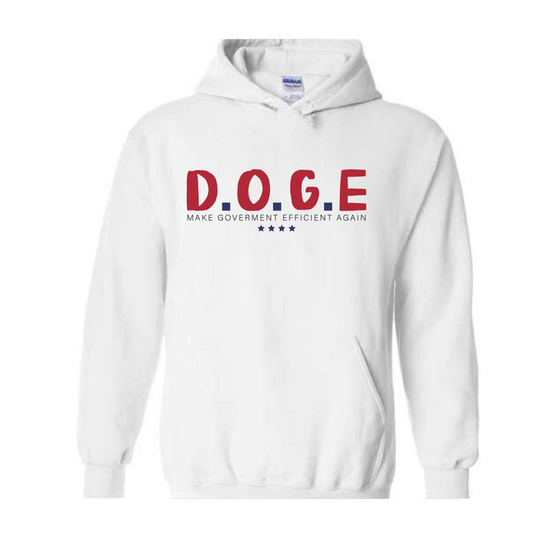 DOGE Department of Government Efficiency Sweatshirt, Trump Musk Hoodie, Political Hoodie, D.O.G.E Hoodie, Funny Mom Hoodie