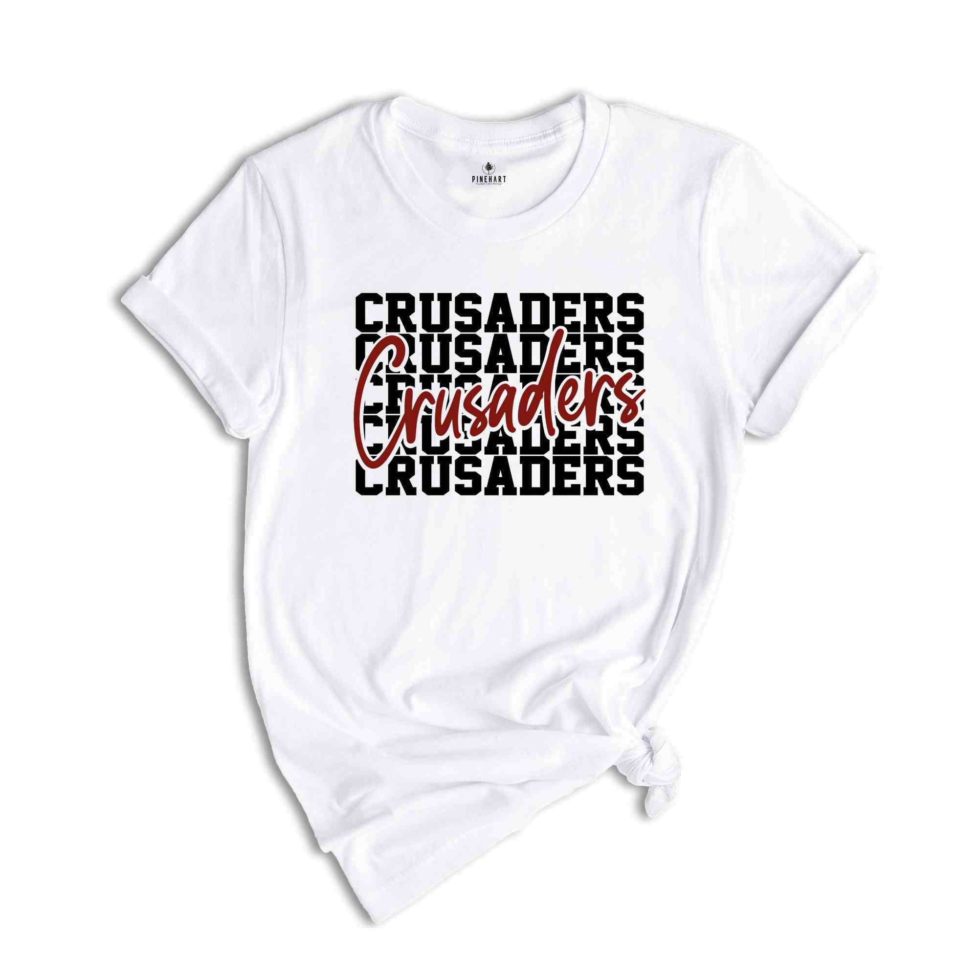 Team Mascot Shirt, Crusaders Team Shirt, Crusaders Team Spirit Shirt, Crusaders Fan Shirt, Crusaders School Shirt, Crusaders School Spirit