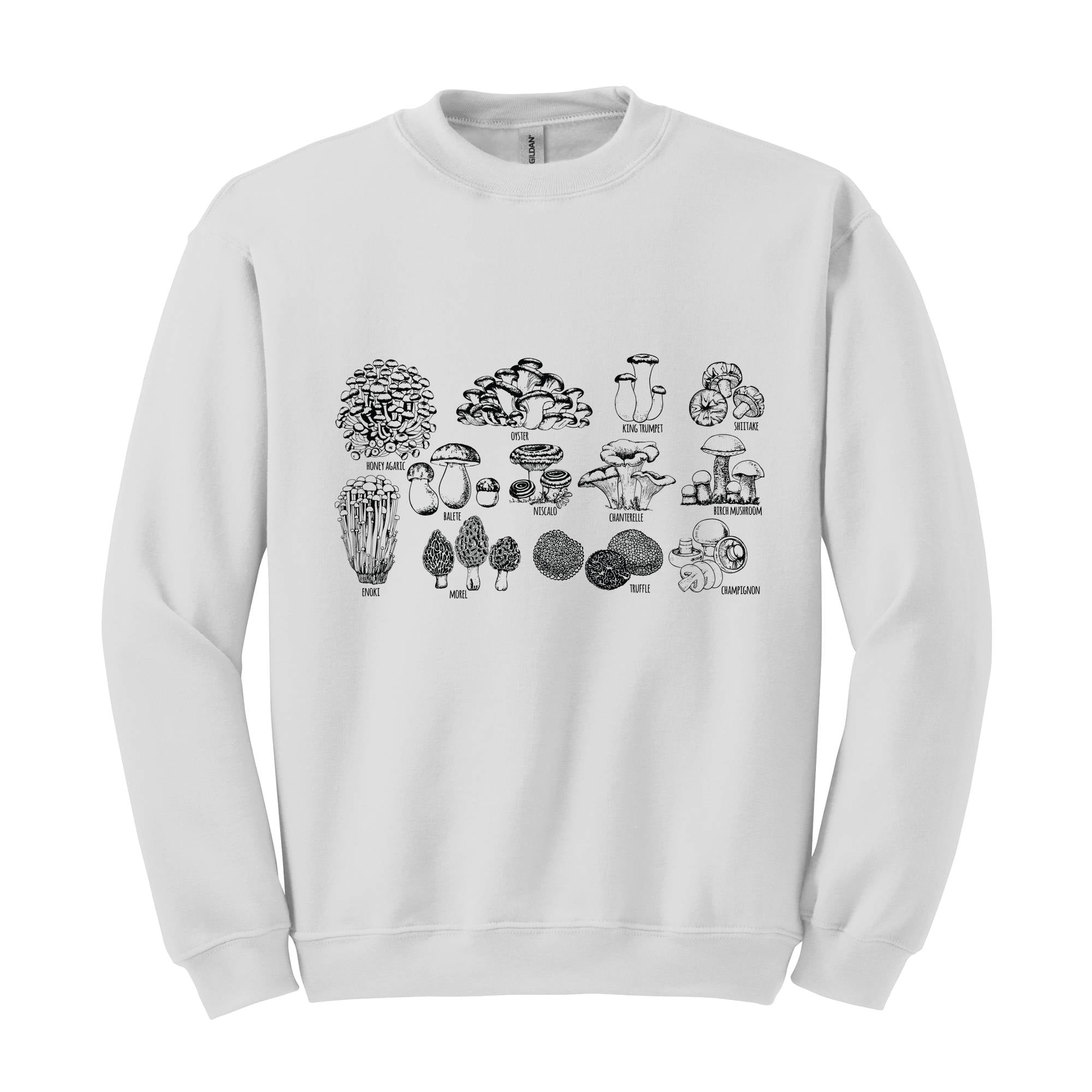 Vintage Mushroom Sweatshirt, Nature Lover Sweatshirt, Mushroom Collector Sweatshirt, Gardener Sweatshirt, Cottage Core Sweatshirt