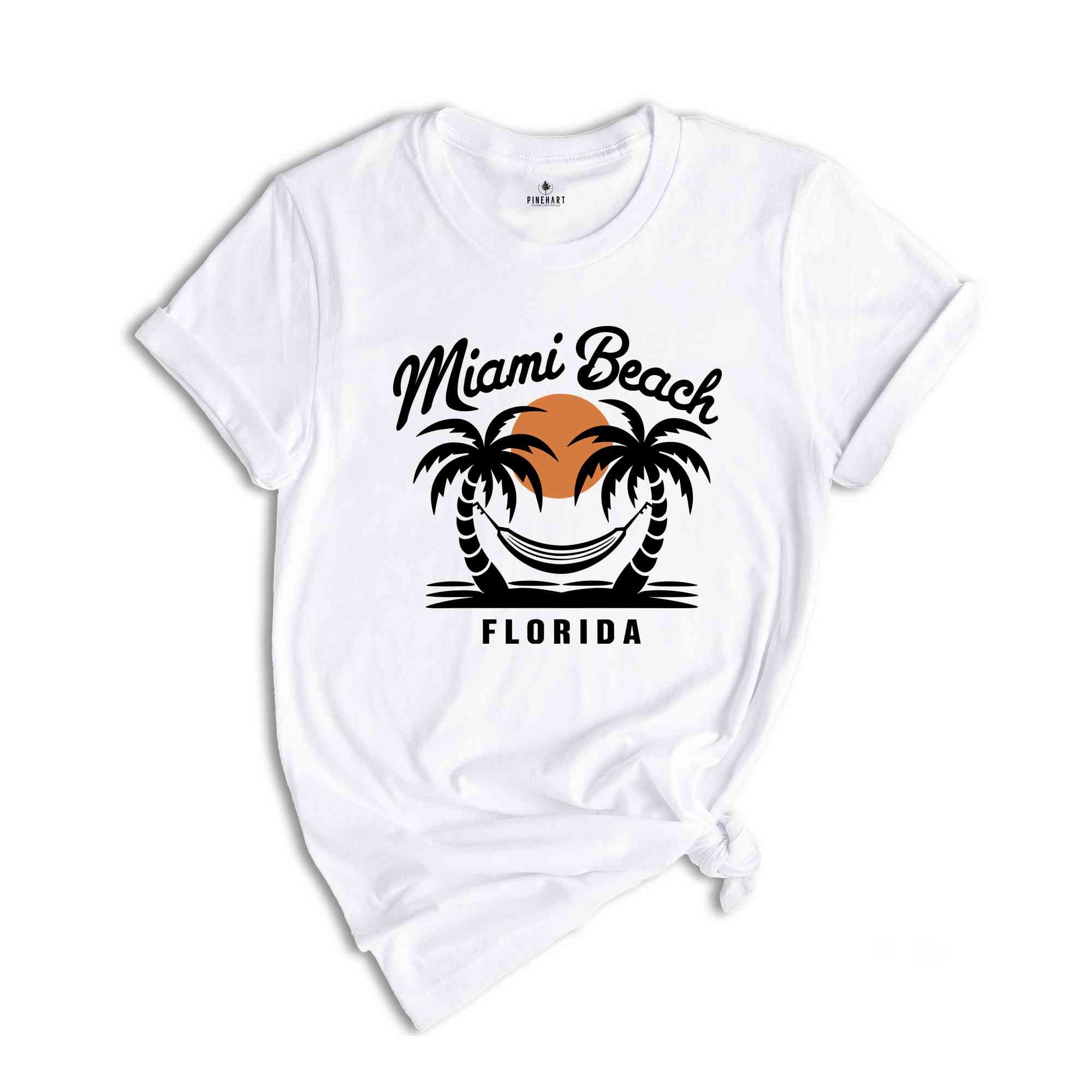 Miami Florida Shirt, Miami Beach Shirt, Miami Shirt, Beach Shirt, Summer Shirt, Florida Beach Shirt, Sun Shirt, Sea Shirt