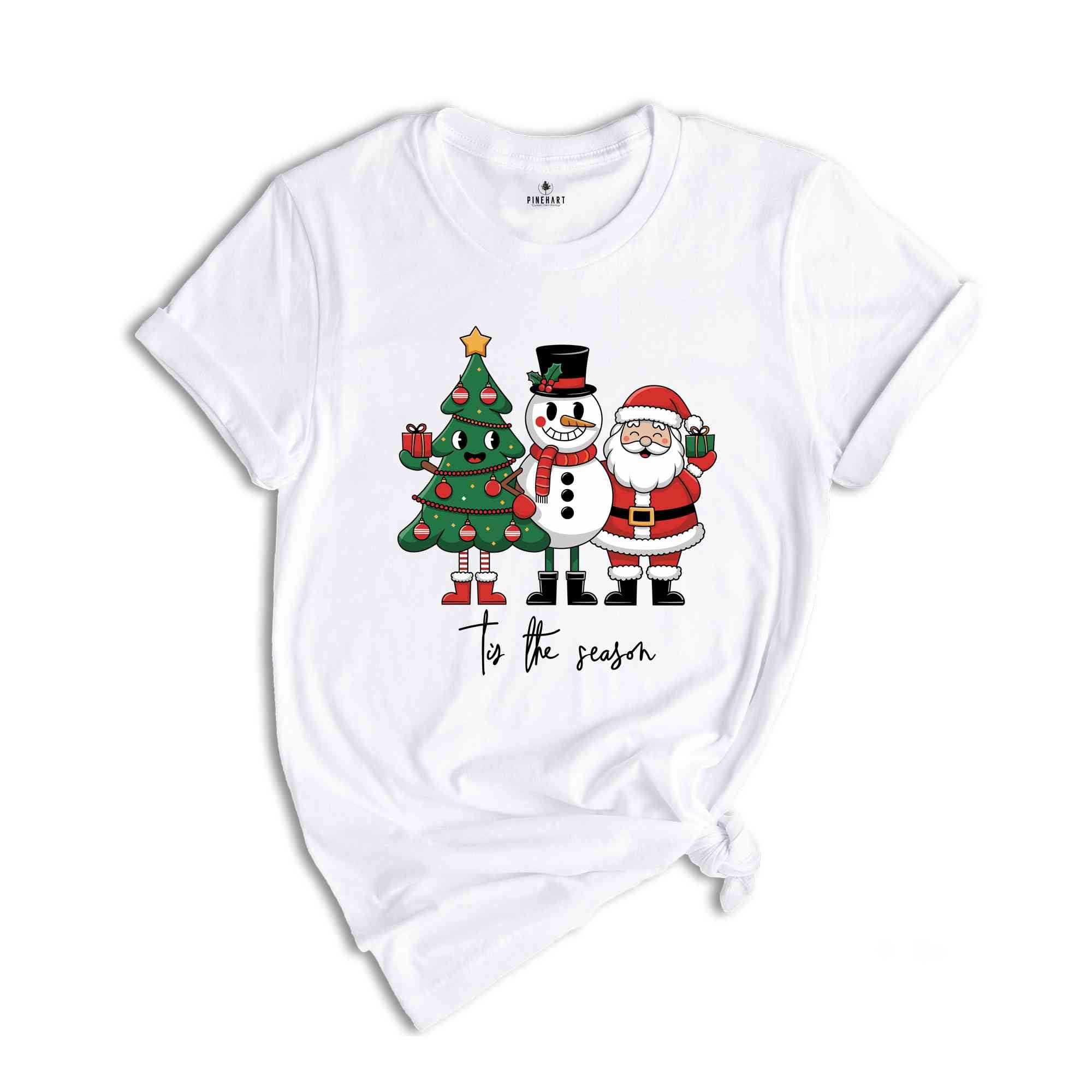 Tis The Season Shirt, Christmas Shirt, Cute Christmas Shirt, Trendy Holiday Tee, Believe Shirt, Santa Shirt, Santa Gifts