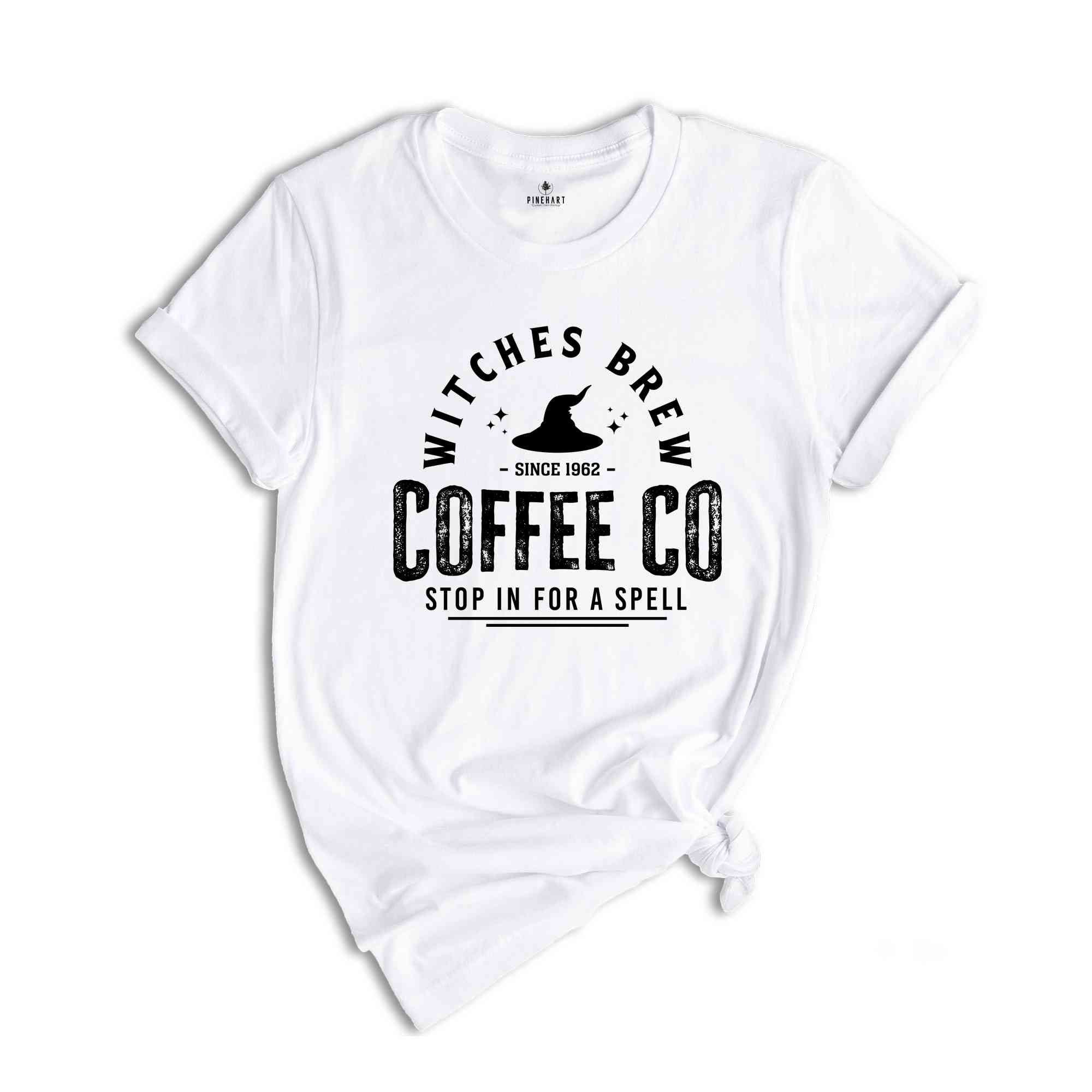 Witches Brew Coffee Co Shirt, Halloween Coffee Shirt, Halloween Gift, Witchy Shirt, Witch Shirt, Spooky Season Shirt, Spooky Shirt