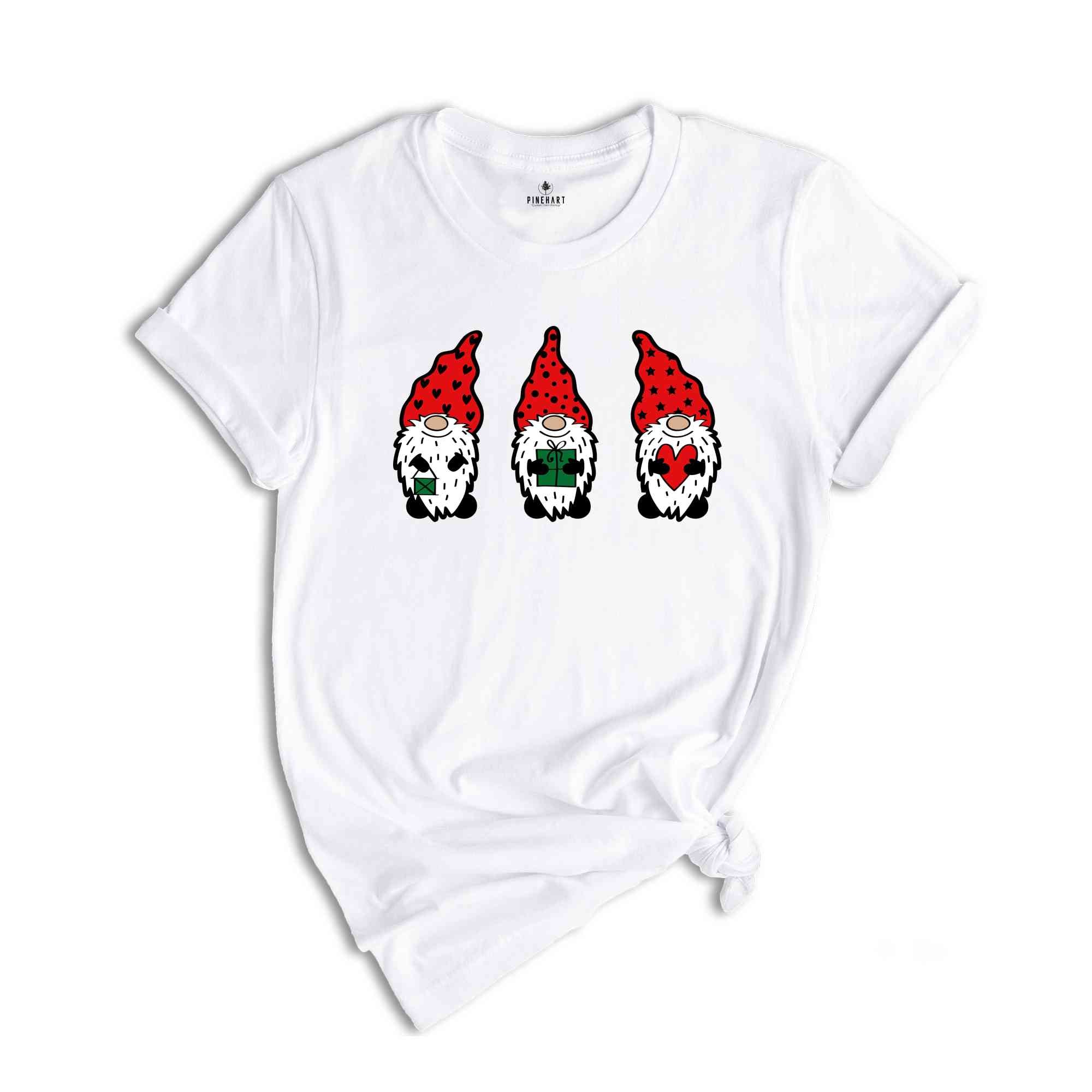 Cute Christmas Gnomes Shirt, Christmas Gift, 2024 Christmas Tee, Gnomes Shirt, Holiday Shirt, Gnomes Family Shirt