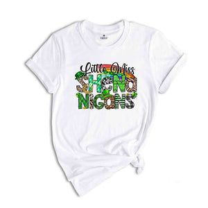 Little Miss Shenanigans Shirt, Saint Patrick's Shirt, St. Patrick's Day T-Shirt, Shenanigans T-Shirt, Feeling Lucky Shirt