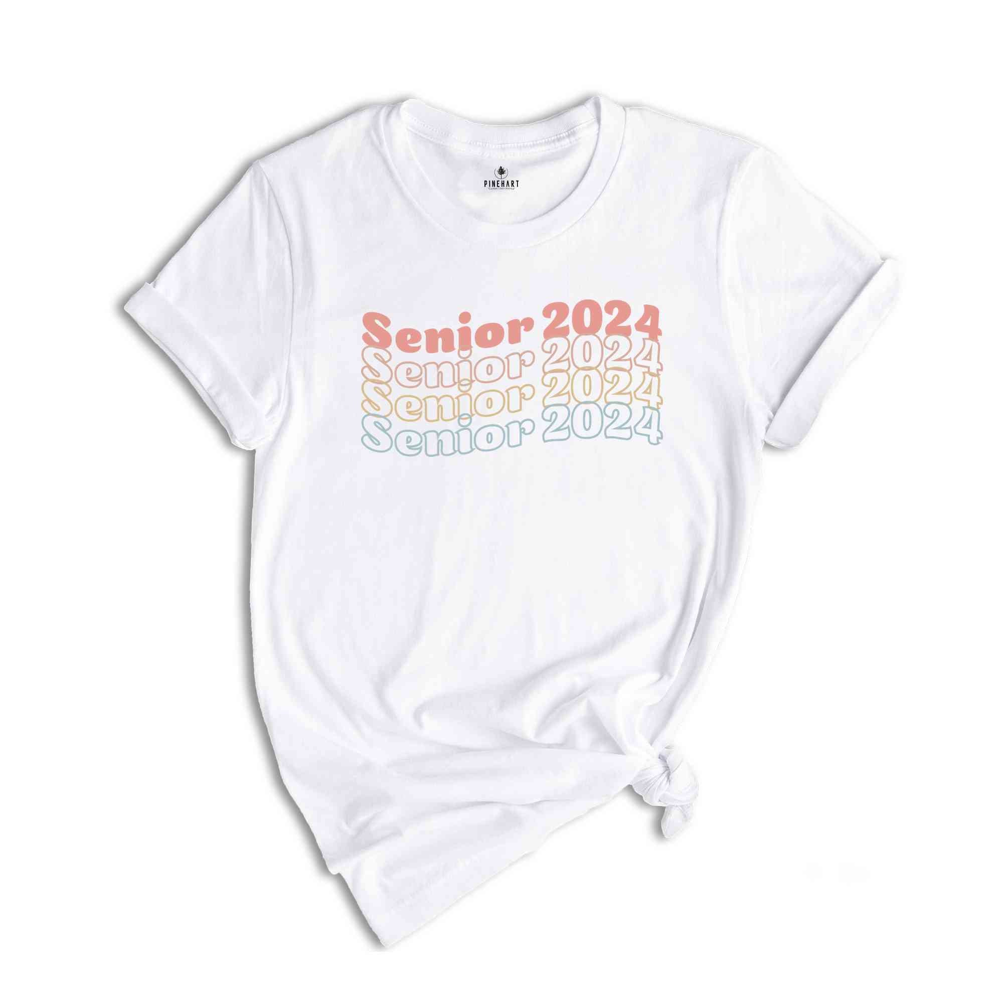 Vintage Senior 2024 T-shirt, Graduation 2024 Shirt, Senior Shirt, Graduation Shirt, Class of 2024, Unisex T-shirt