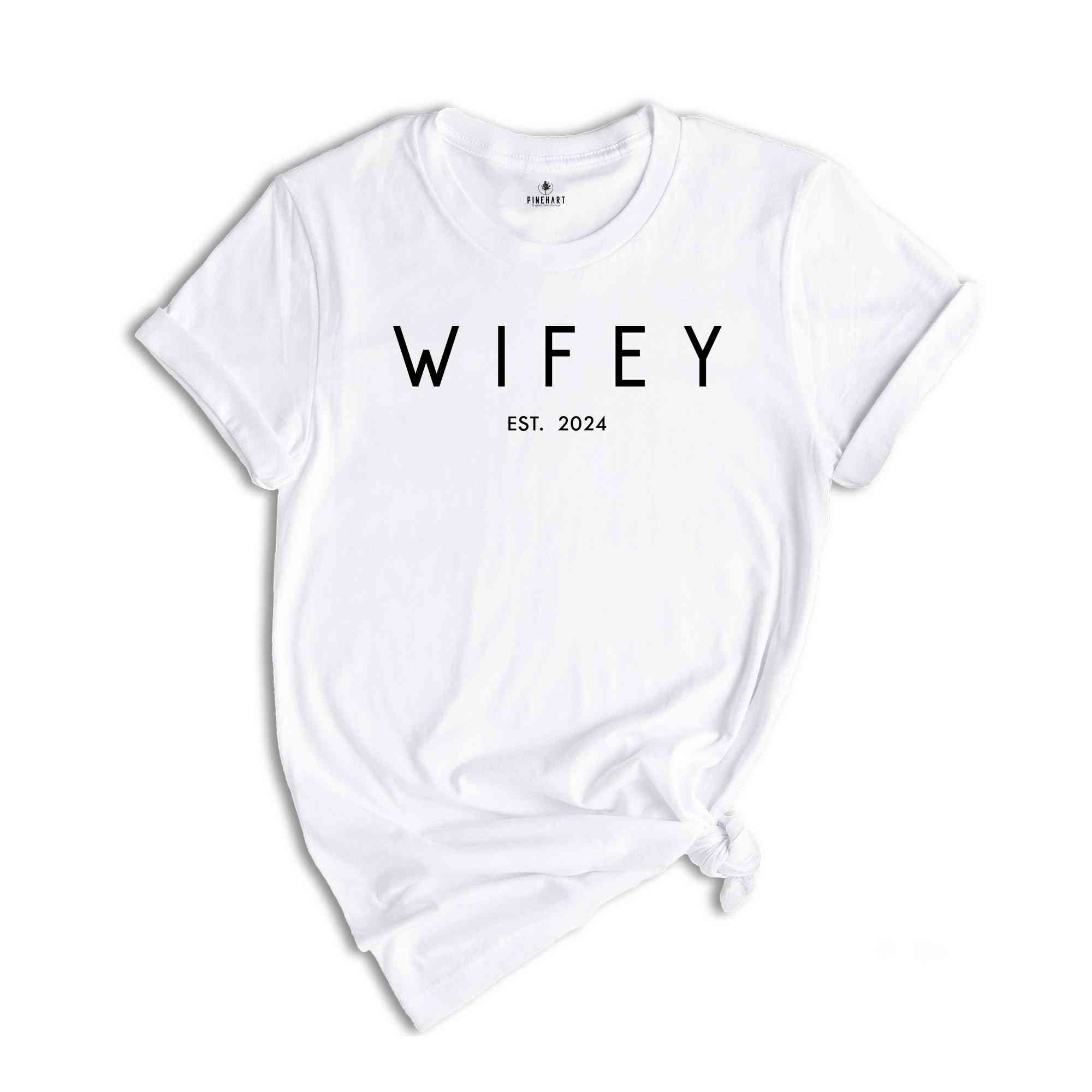 Matching Hubby And Wifey Shirt, Wedding Gift For Couples, Matching Couple Shirt, Wifey Hubby Shirt, Wifey Hubby Matching Shirt