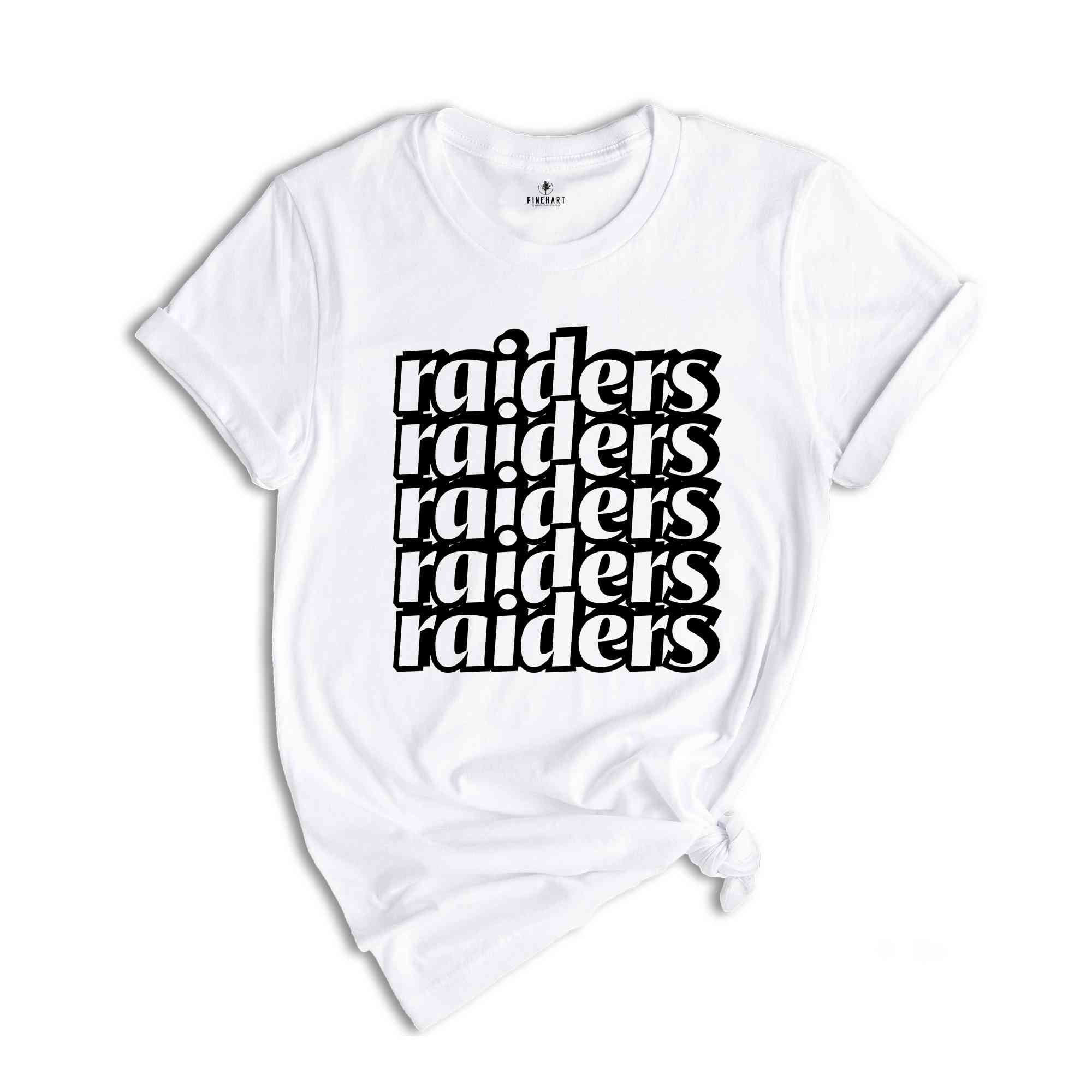 Raiders Written Team Mascot Shirt, Raiders Team Shirt, Raiders Team Spirit Shirt, Raiders Fan Tee, Raiders School Spirit