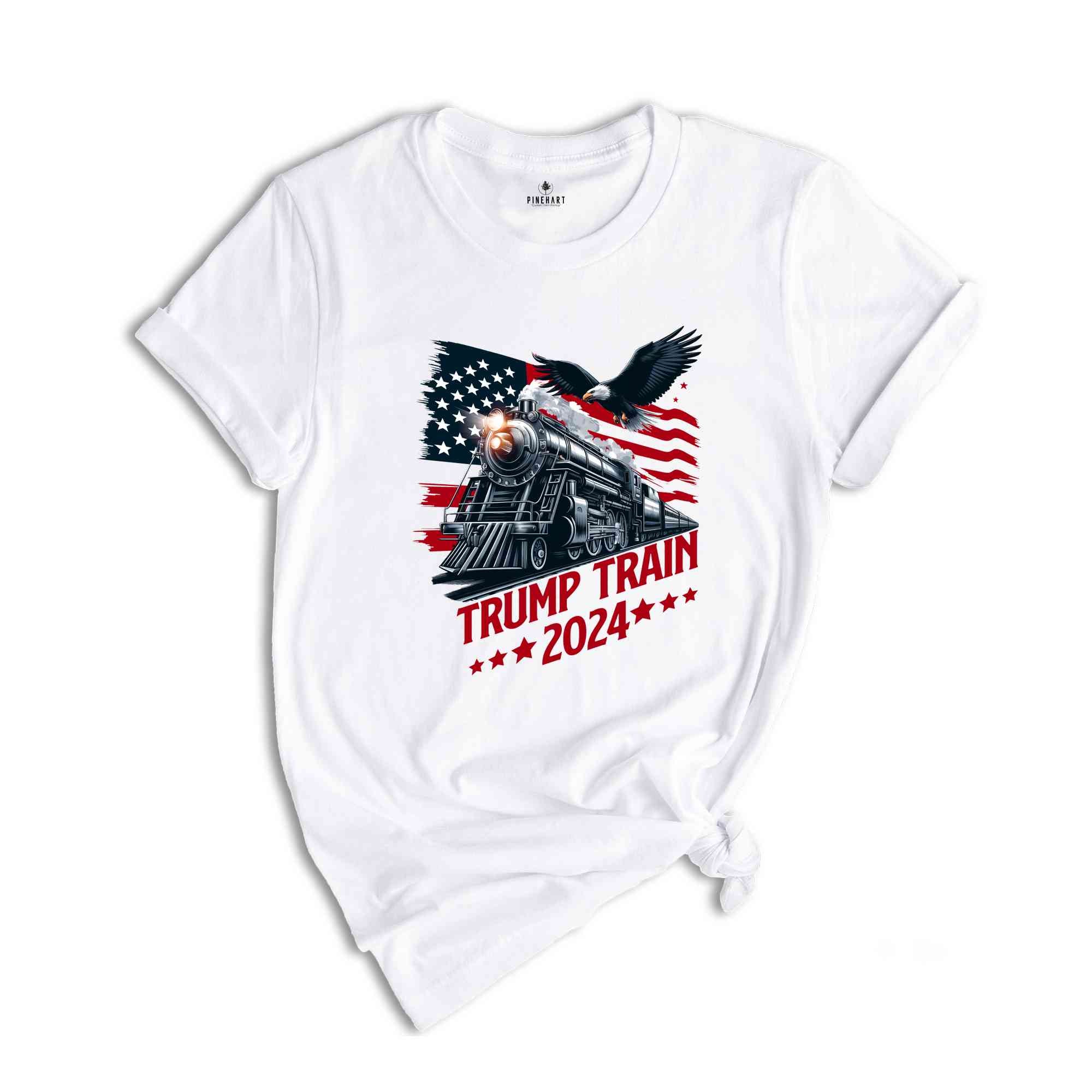 Trump Train 2024 Shirt, Funny Political T-Shirt, Donald Trump Shirt, Trump Legend Shirt, Funny Patriotic Tee