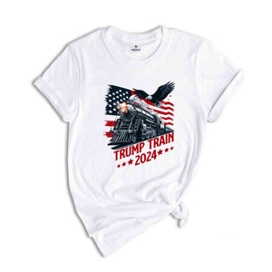 Trump Train 2024 Shirt, Funny Political T-Shirt, Donald Trump Shirt, Trump Legend Shirt, Funny Patriotic Tee