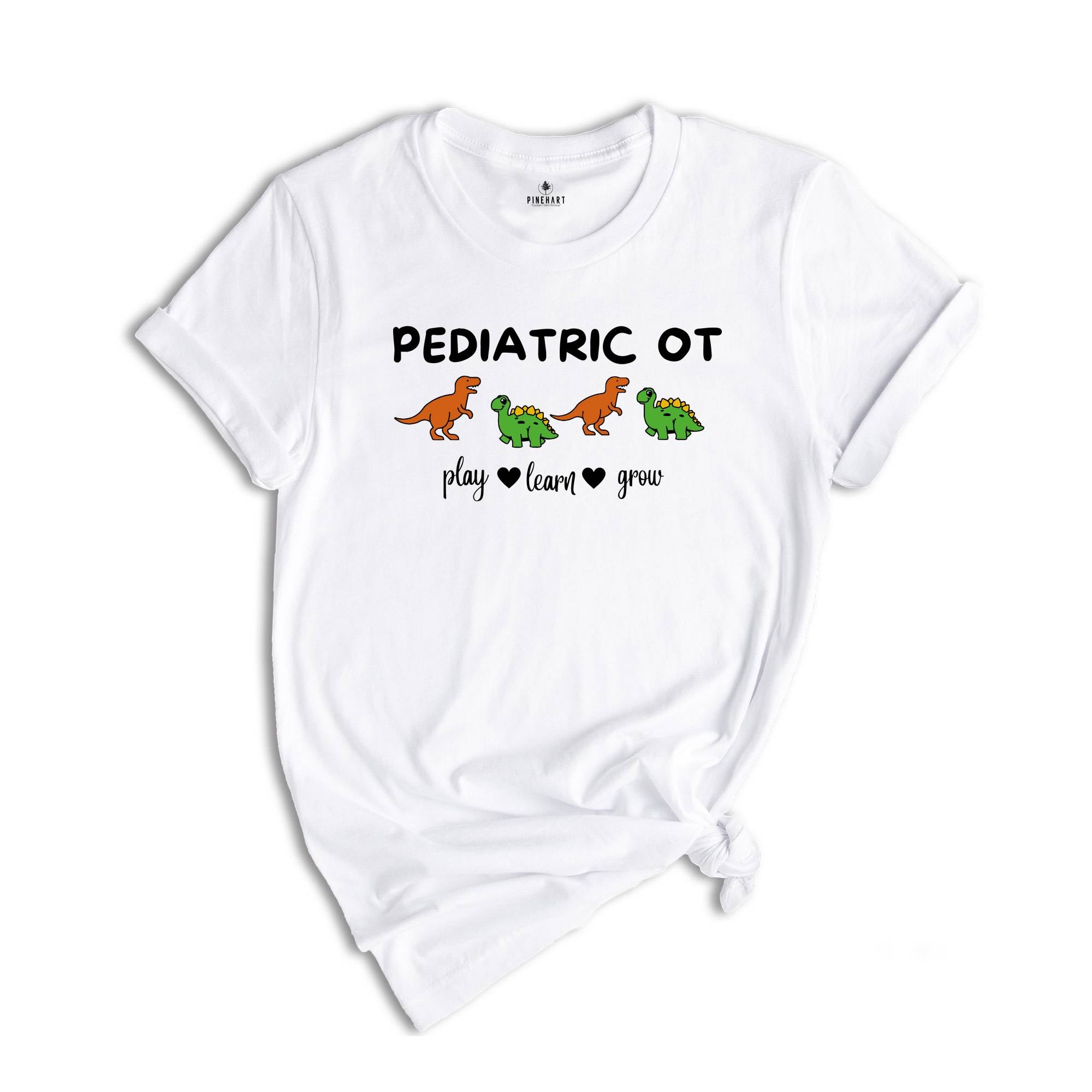 Dinosaur Pediatric OT Shirt, Occupational Therapy Shirt, Pediatric Ot Apparel, Occupational Outfit, Pediatric T-Shirt