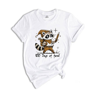 100 Days Of Feral Shirt, Raccoon Shirt, 100 Days Of School Shirt, 100 Days Shirt, Funny School Shirt, School Shirt, Feral Shirt