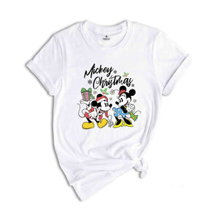 Mickey Christmas Shirt, Mickey Mouse Shirt, Mickey And Minnie Christmas Shirt, Christmas Couple Shirt, Mickey Family Shirt