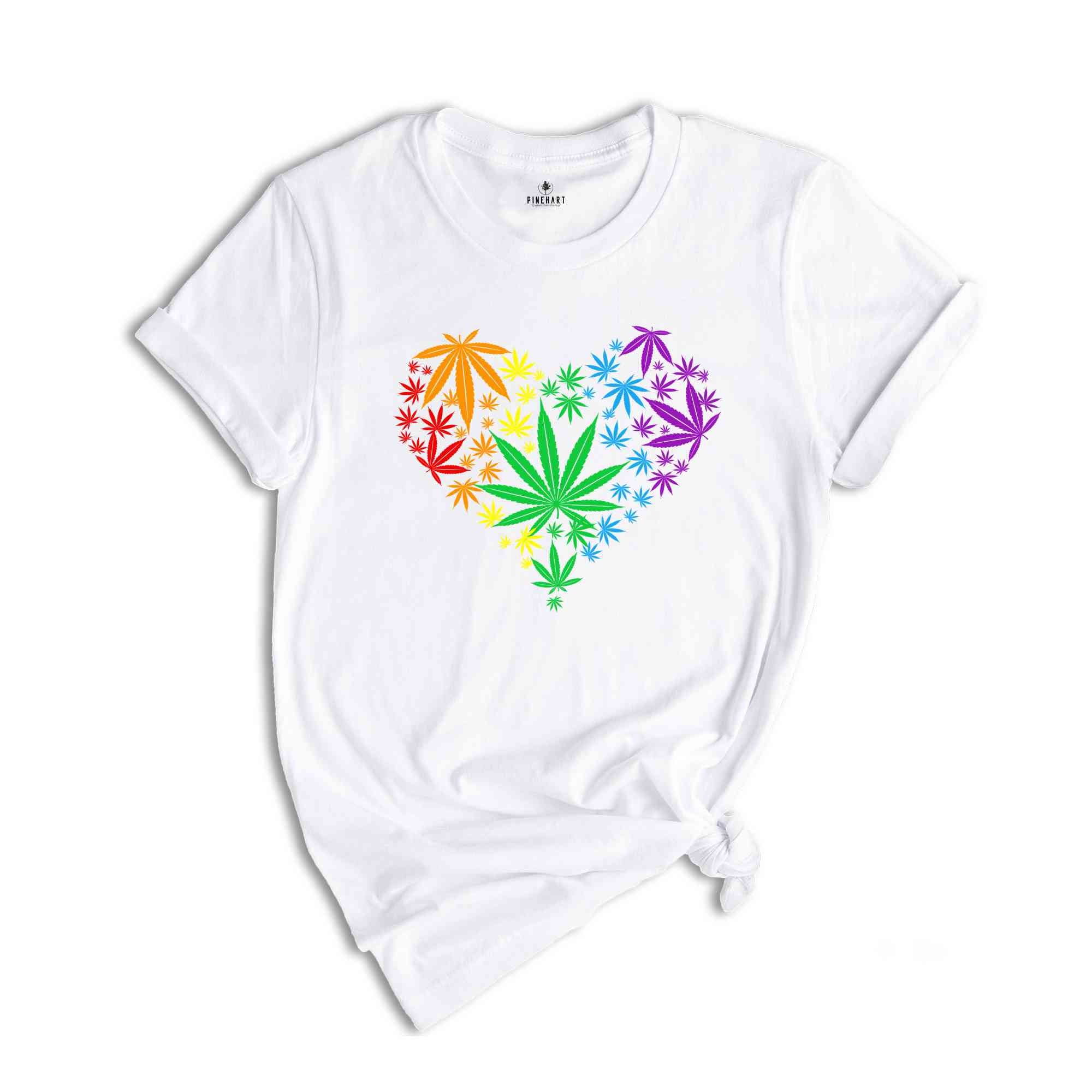 Marijuana LGBT Shirt, Pride Month Shirt, Weed Shirt, Pothead Shirt, LGBTQ Pride Shirt, Pride Month Shirt, Love Is Love Shirt, Rainbow Shirt