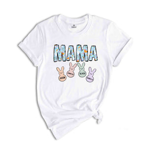 Custom Easter Mama With Kids Names Shirt, Mama Easter Shirt, Mom Easter Shirt, Cute Bunny Shirt, Easter Shirt, Easter Gift