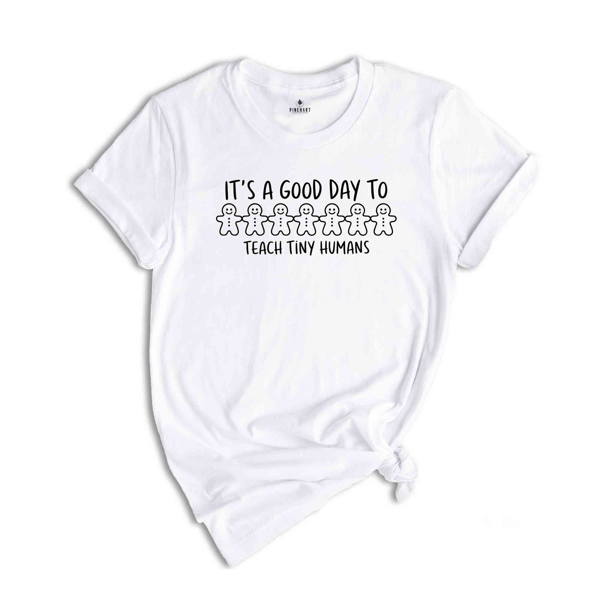 It's a Good Day To Teach Tiny Humans Shirt, Teacher Christmas Shirt, Christmas Shirt, Gifts for Teacher, Teacher Team Shirts, Teacher Gifts