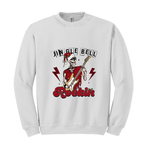 Jingle Bell Rockin Sweatshirt, Christmas Sweatshirt, Christmas Gifts, Christmas Rock Sweatshirt