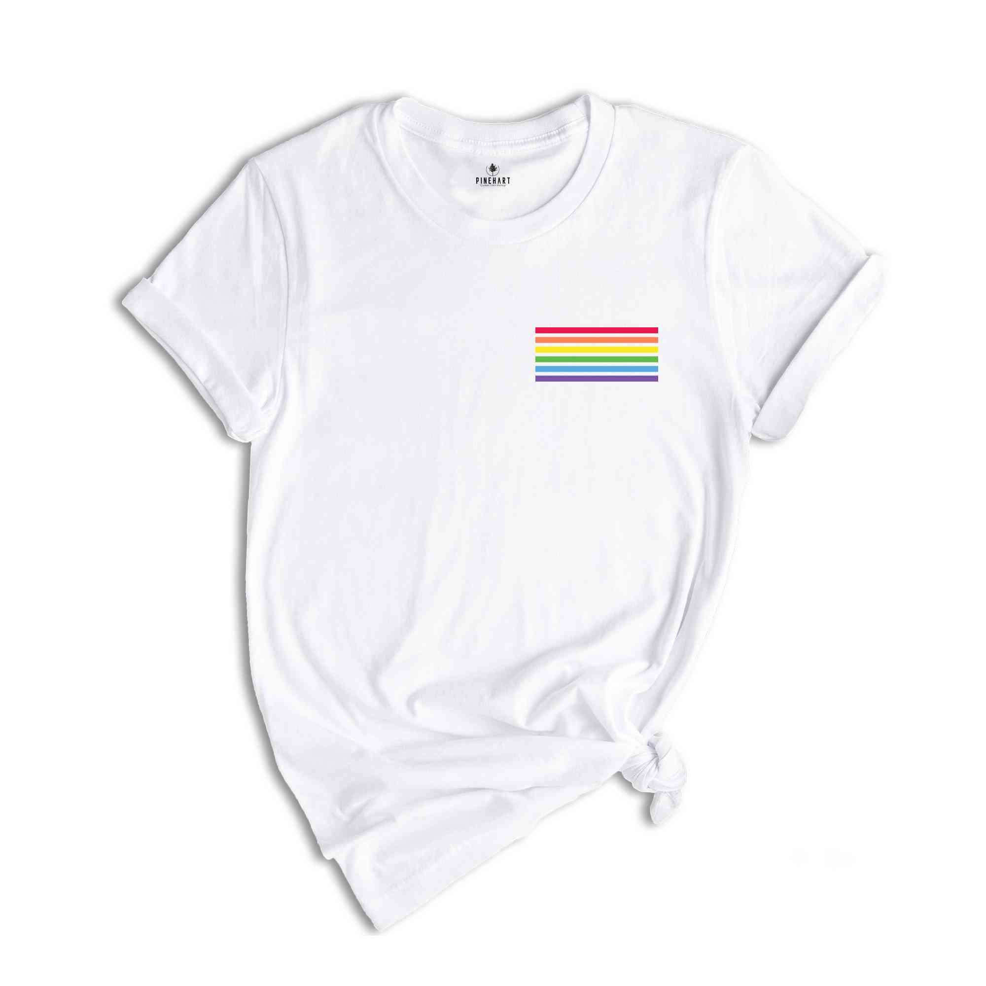 Pride Flag Shirt, Pride Shirt, LGBTQ Shirt, Pride Month Shirt, Gay Pride Shirt, Pocket Pride Shirt, Equality Shirt, Lesbian Shirt, Gay Shirt