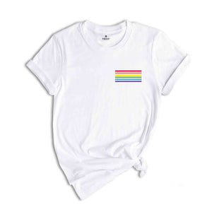 Pride Flag Shirt, Pride Shirt, LGBTQ Shirt, Pride Month Shirt, Gay Pride Shirt, Pocket Pride Shirt, Equality Shirt, Lesbian Shirt, Gay Shirt