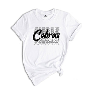 Team Mascot Shirt, Cobras Team Shirt, Cobras Football Shirt, Cobras Fan Shirt, Cobras School Shirt, Cobras School Spirit