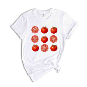 Tomato Shirt, Retro Tomatoes Shirt, Vegetable Shirt, Foodie Shirt, Gardening Shirt, Summer Shirt, Fresh Tomato Tee