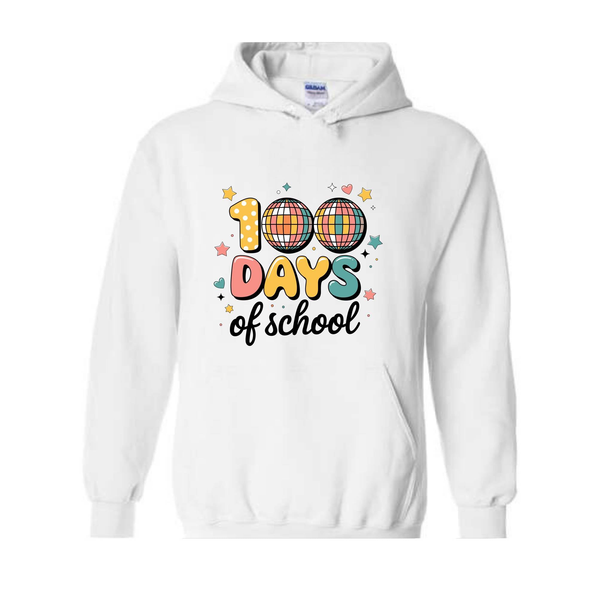 100 Days of School Sweatshirt, 100 Day Hoodie, 100th Day Of School Celebration, Student Hoodie, Back to School Hoodie, Gift For Teacher