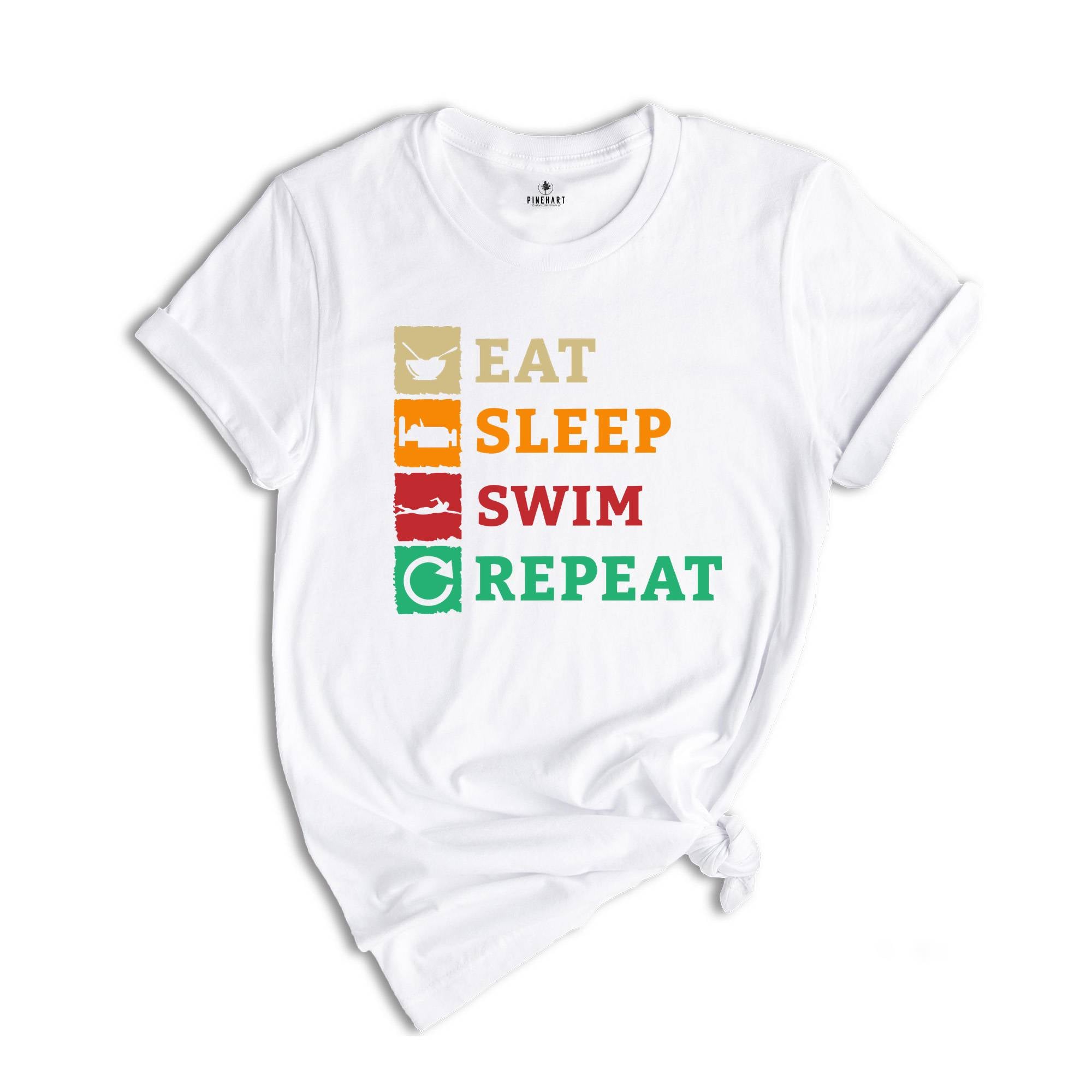 Eat Sleep Swim, Swimming Shirt, Swimmer Shirt, Funny Swimmer, Swim Coach Gift, Swimming Lover, Swim Instructor, Swim Teacher