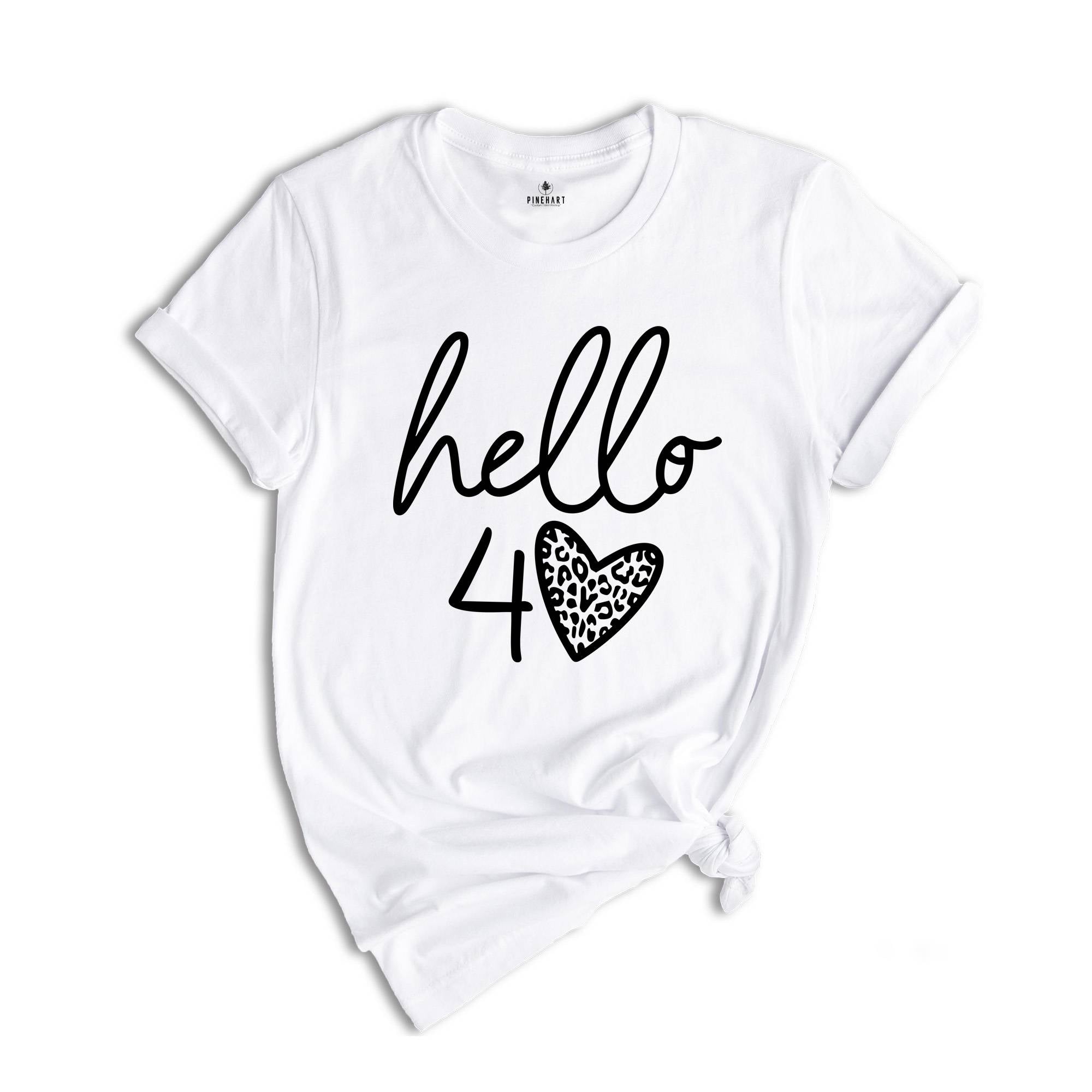 40th Birthday Shirt, Hello 40 T-Shirt, 1984 Birthday Tee, 40th Birthday Gift, Forty And Fabulous, 40 AF, 1984 Birthday Shirt