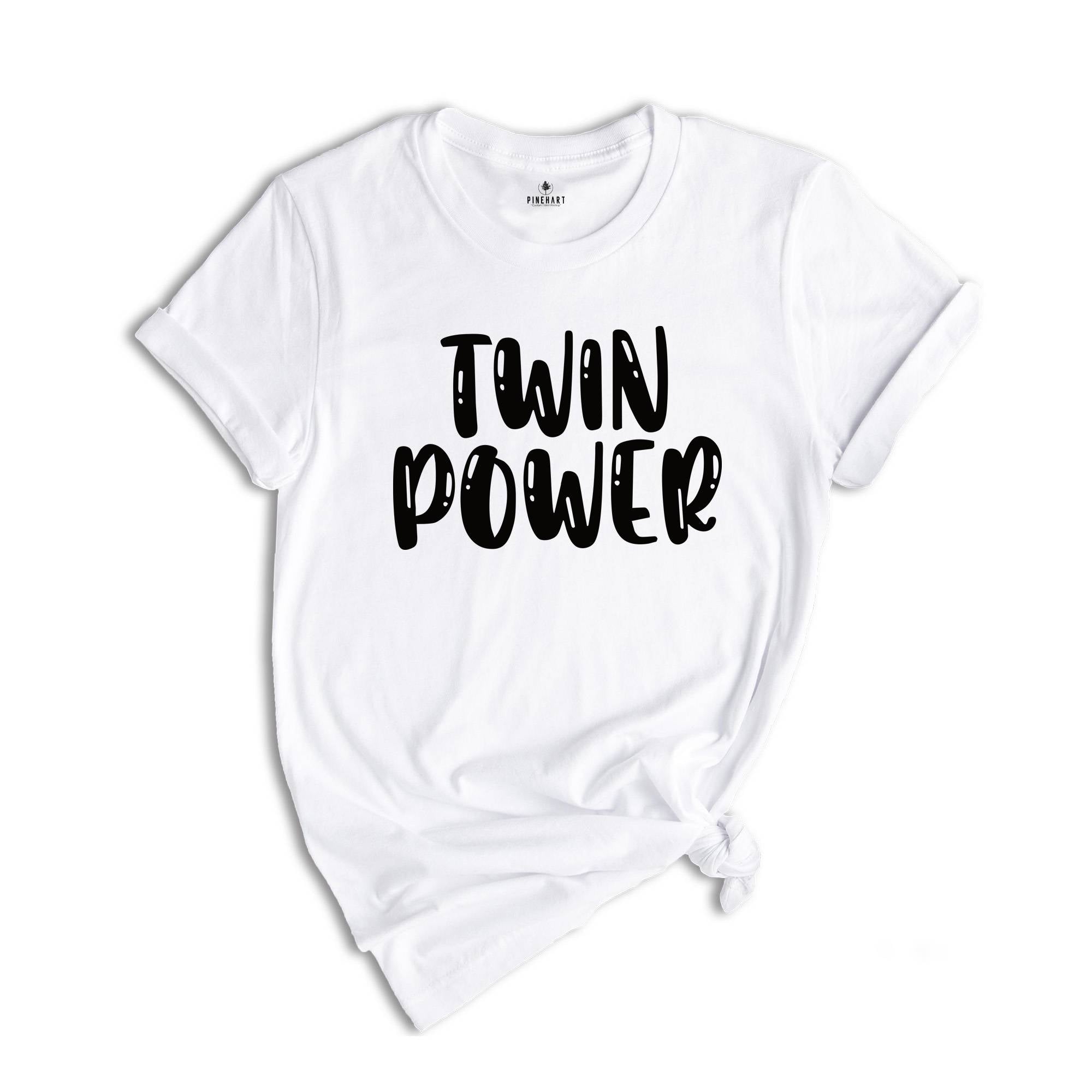 Twin Power Shirts, Sibling Matching Shirts, Matching Twin Shirt, Birthday Gift Shirt, Sibling Shirt, Twin Shirt