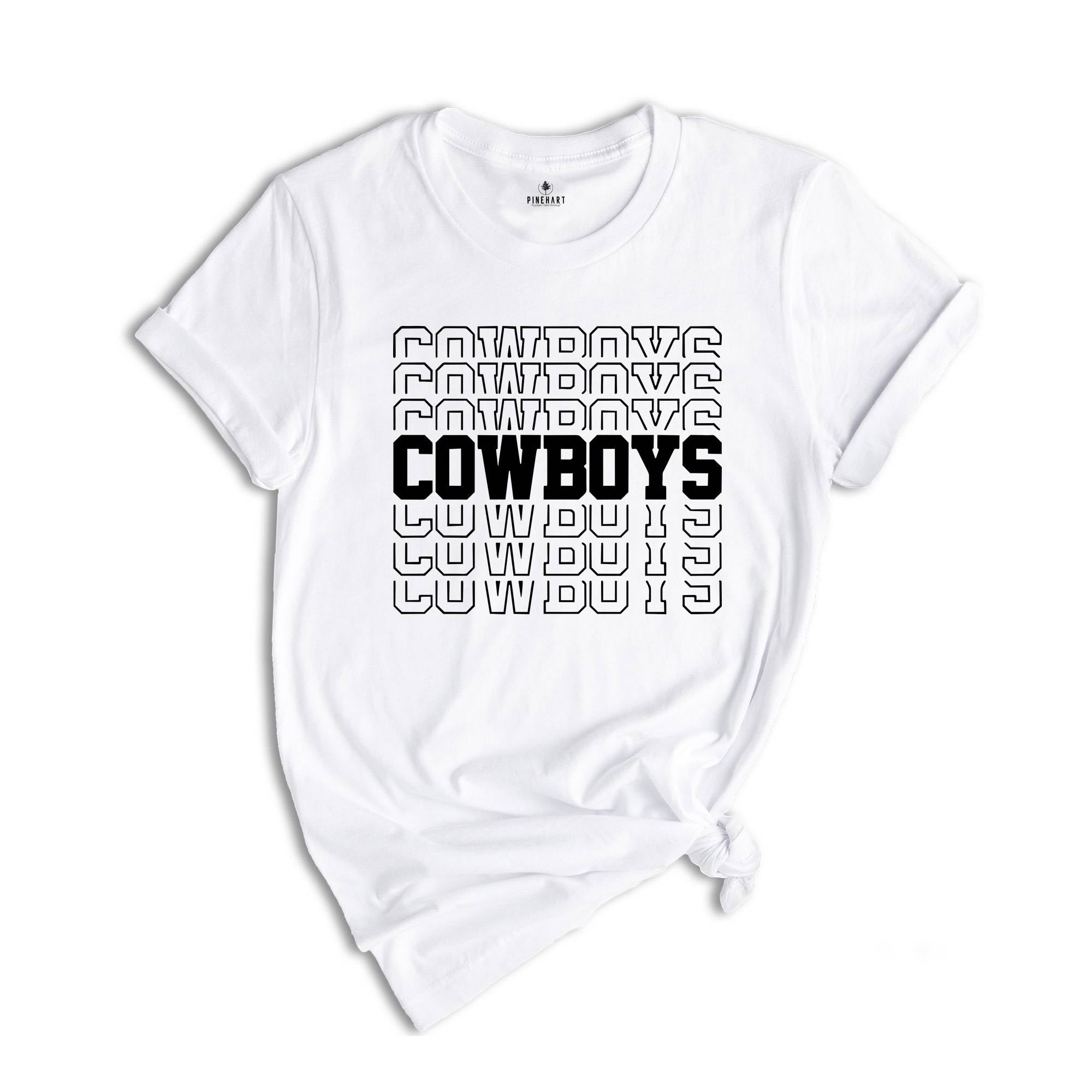 Team Mascot Shirt, Cowboys Team Shirt, Cowboys Football Shirt, Cowboys Fan Shirt, Cowboys School Shirt, Cowboys School Spirit